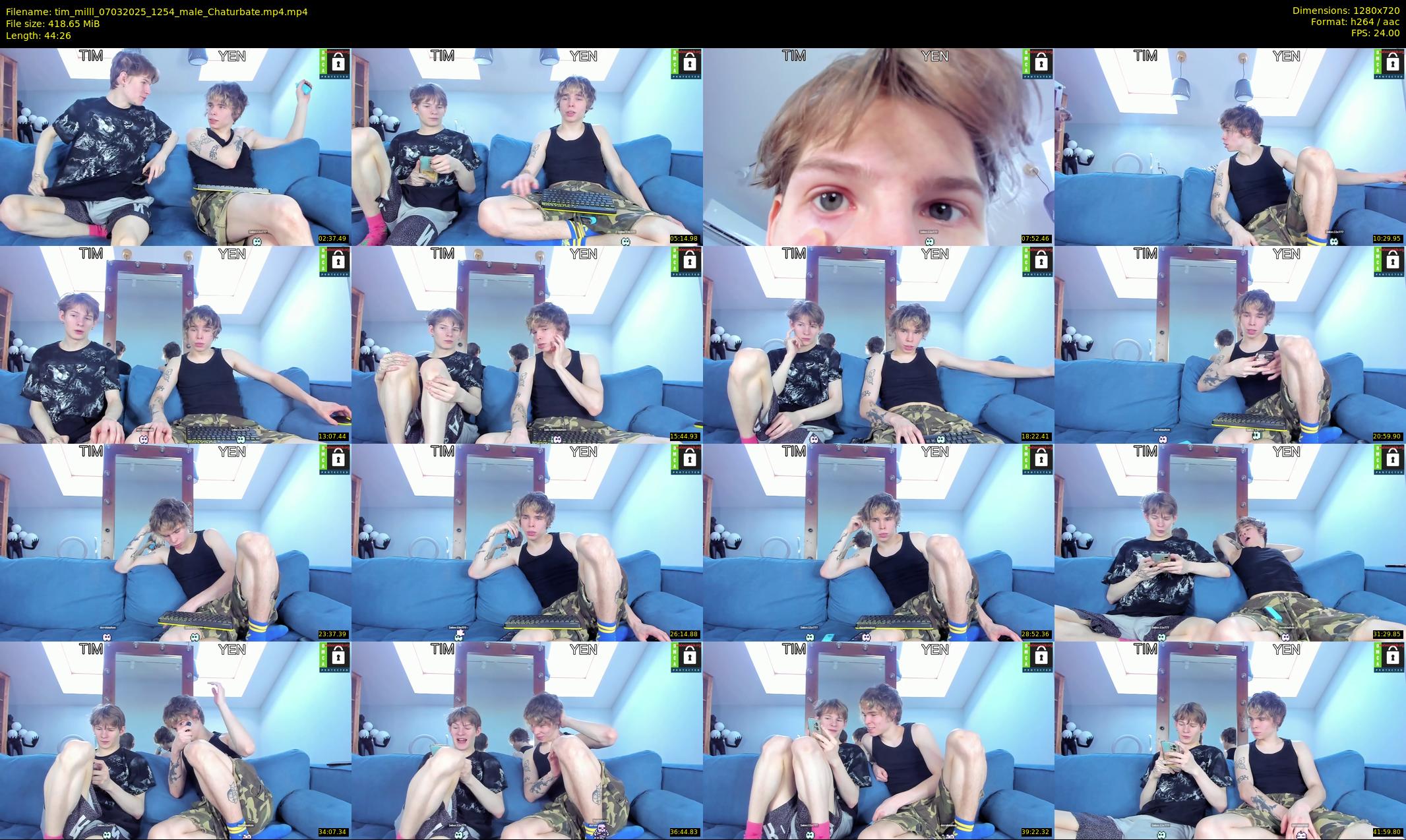 tim_milll — 45 minute Chaturbate male cam show recording, 720p, Mar 7, 2025