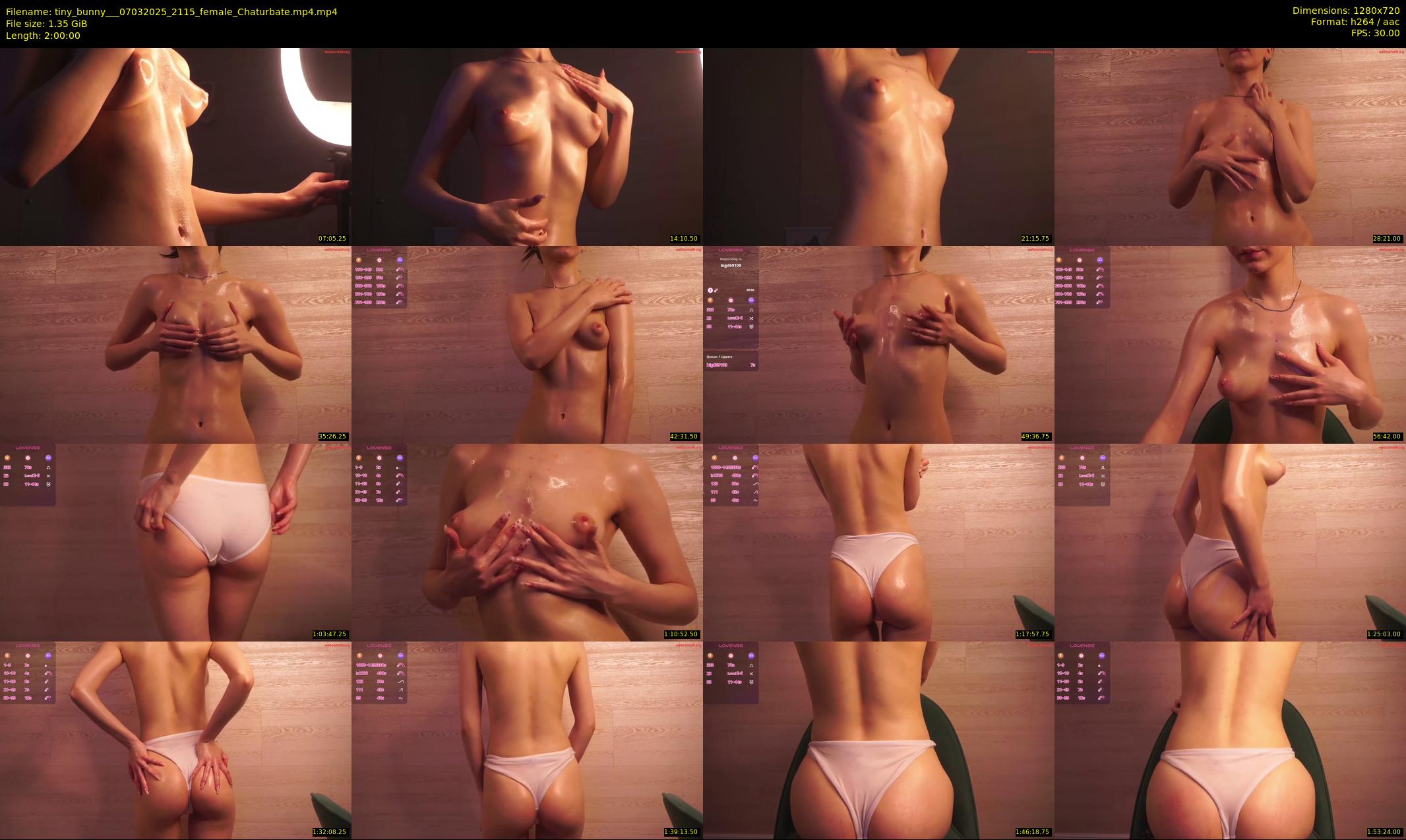 tiny_bunny__ — 120 minute Chaturbate female cam show recording, 720p, Mar 7, 2025
