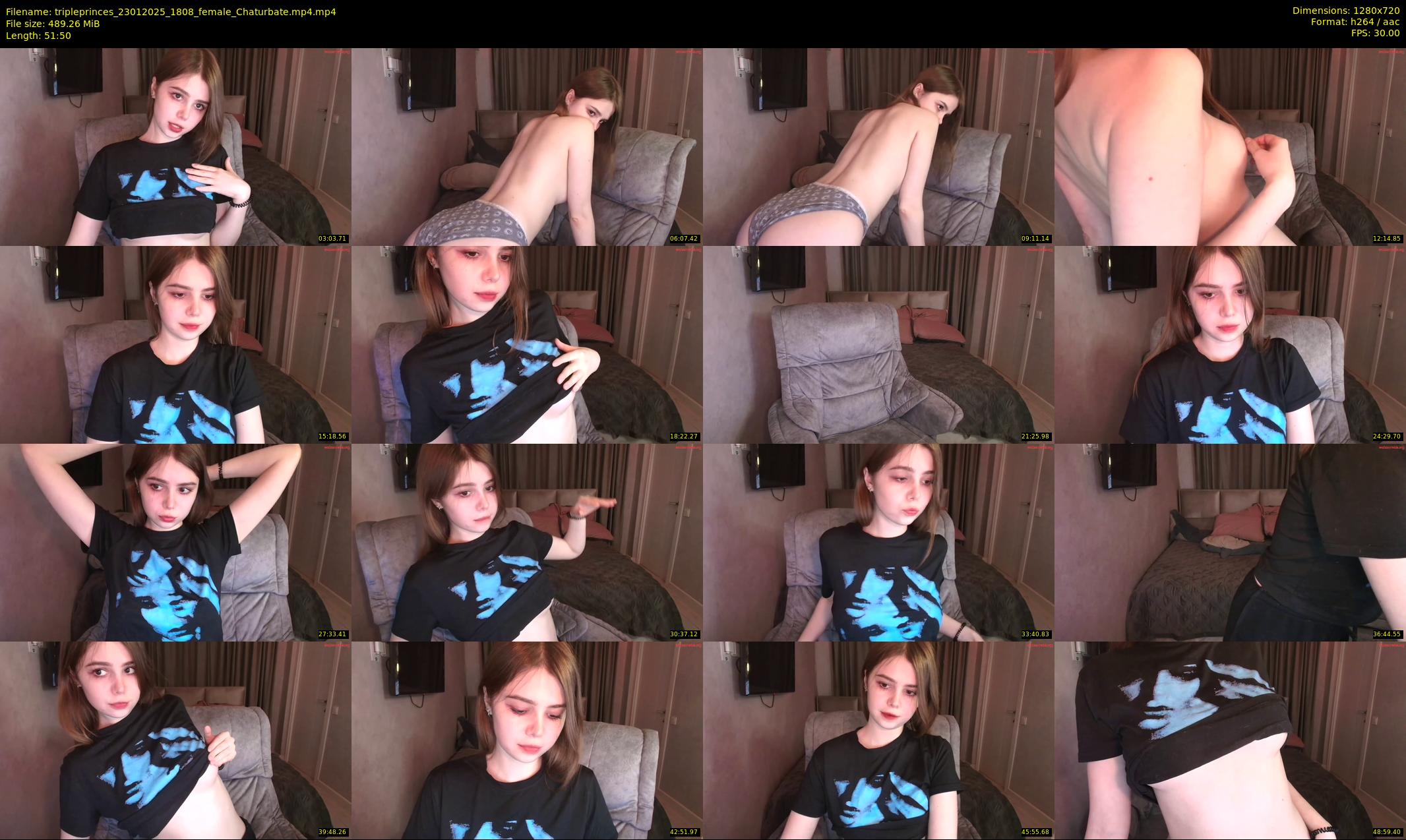 tripleprinces — 52 minute Chaturbate female cam show recording, 720p, Jan 23, 2025