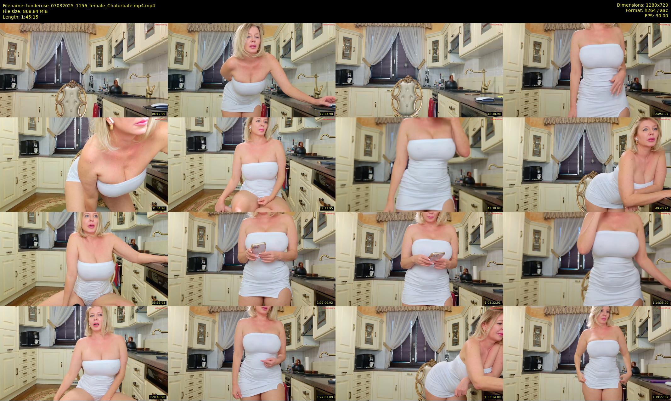 tunderose — 106 minute Chaturbate female cam show recording, 720p, Mar 7, 2025