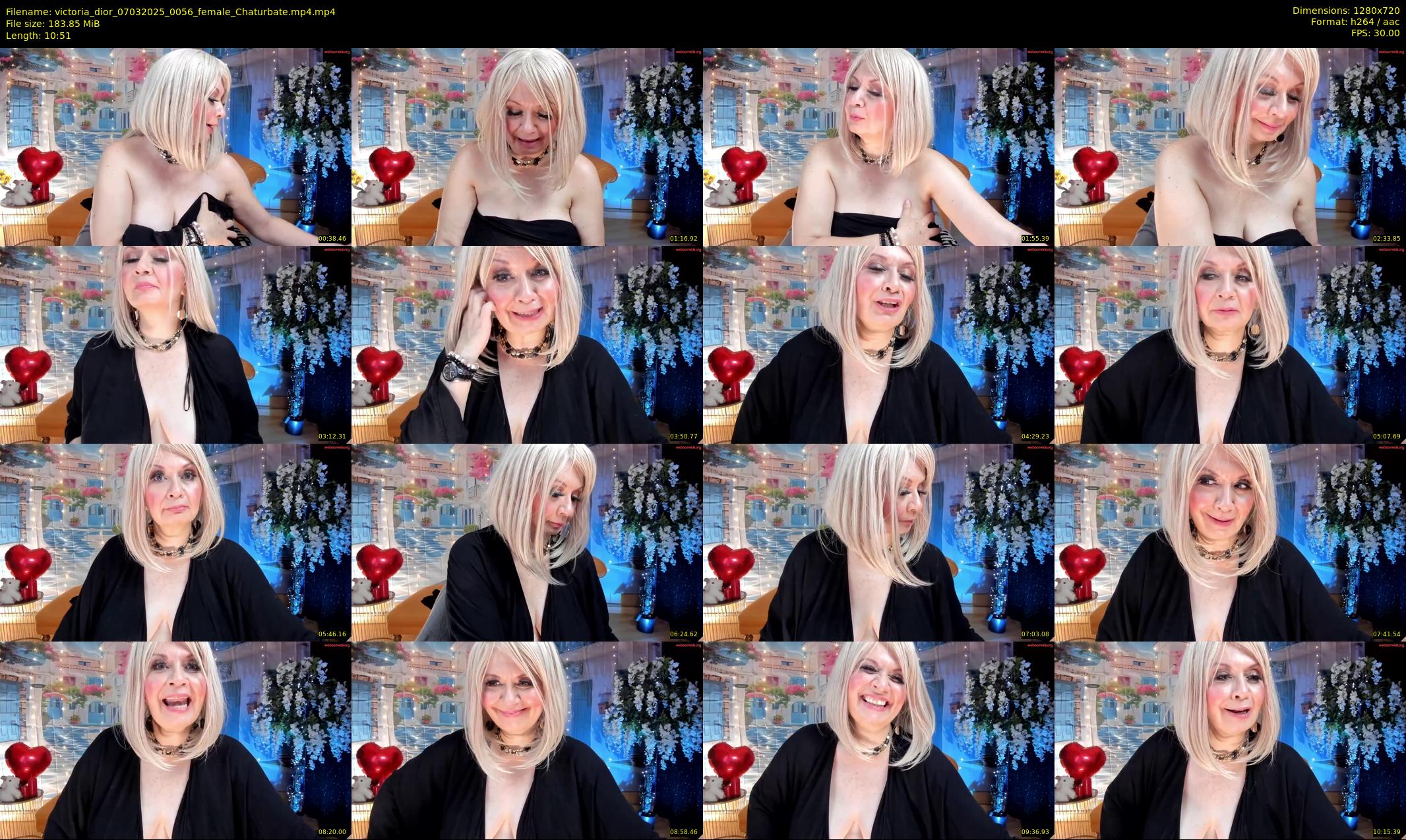 victoria_dior — 11 minute Chaturbate female cam show recording, 720p, Mar 7, 2025