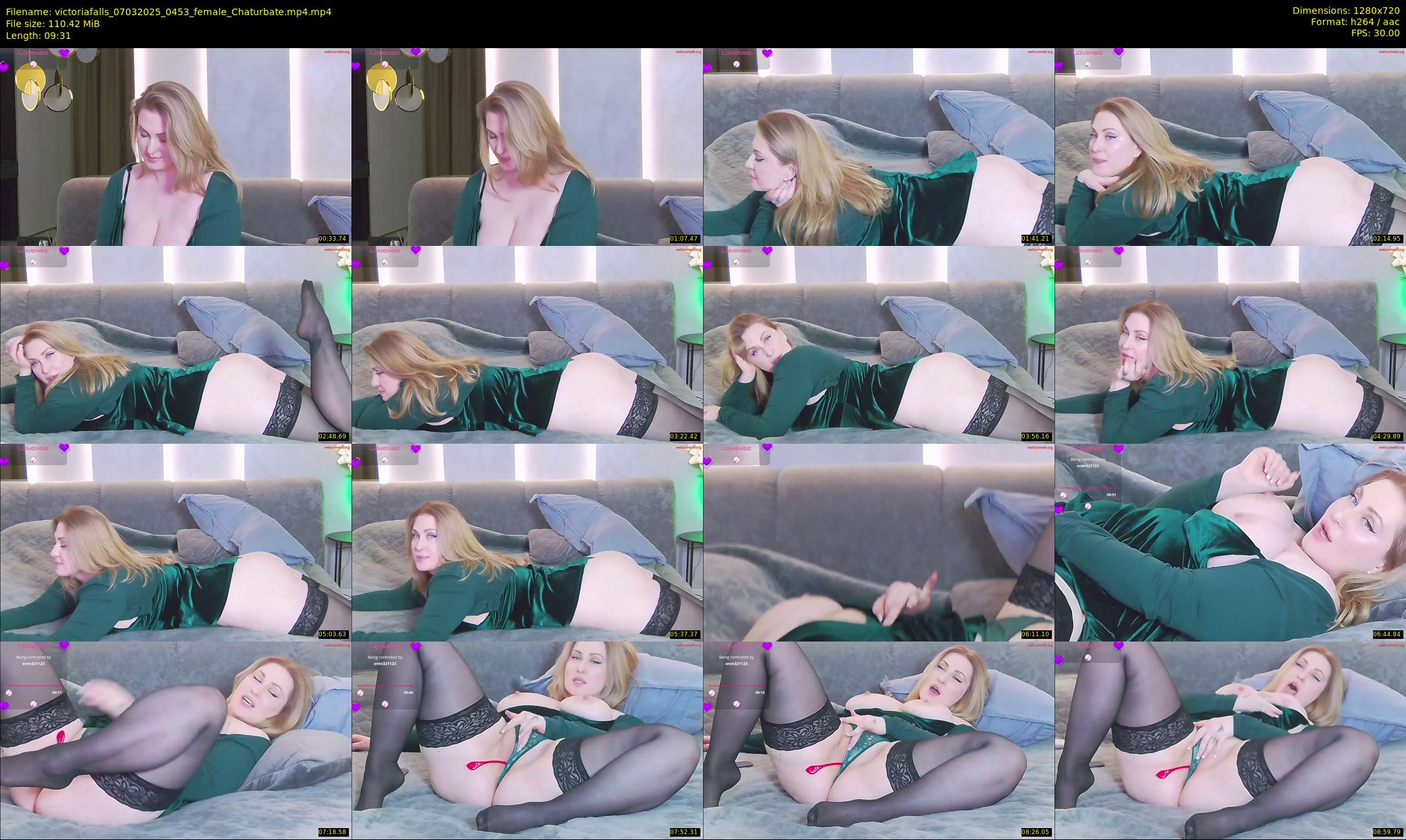 victoriafalls — 10 minute Chaturbate female cam show recording, 720p, Mar 7, 2025