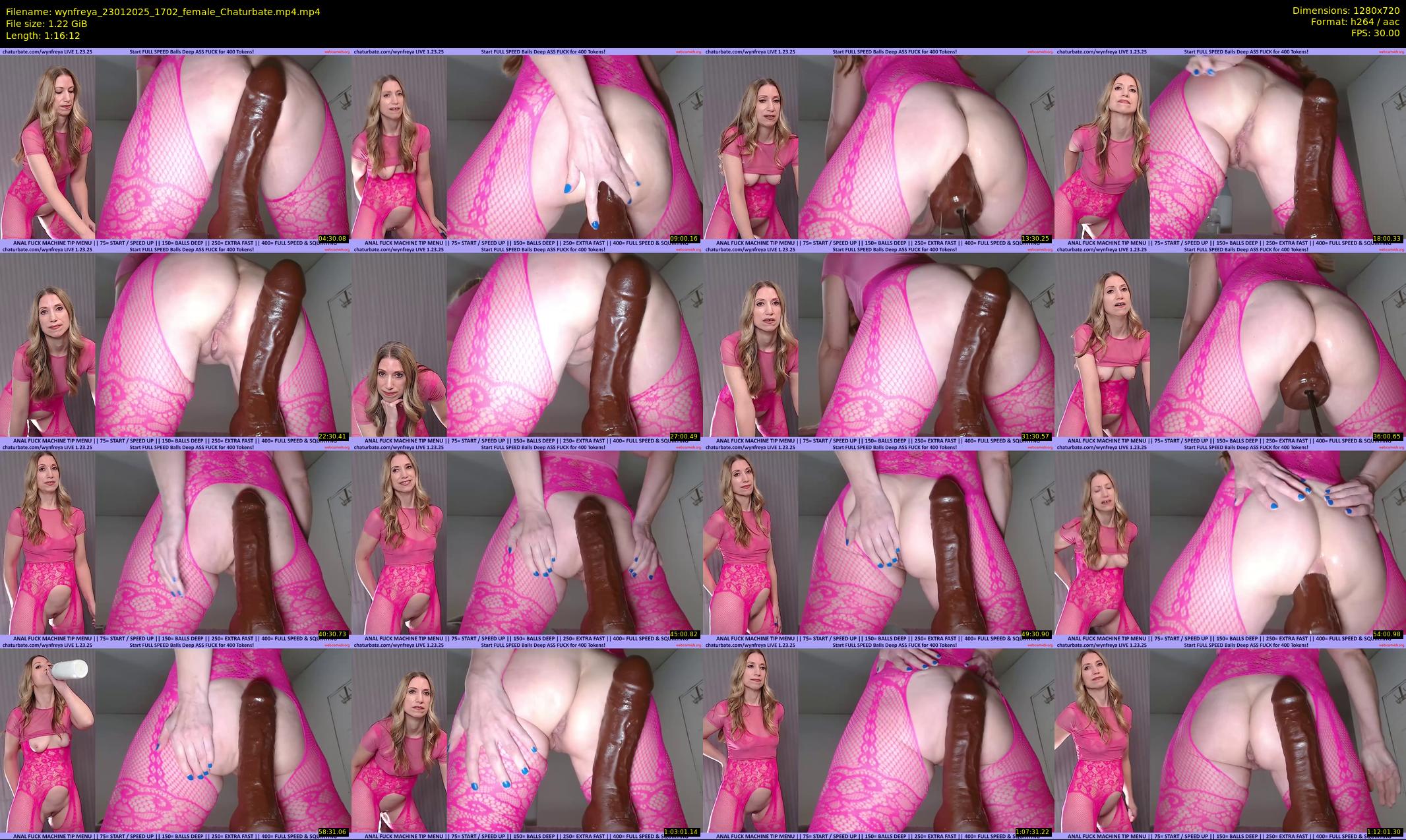 wynfreya — 77 minute Chaturbate female cam show recording, 720p, Jan 23, 2025