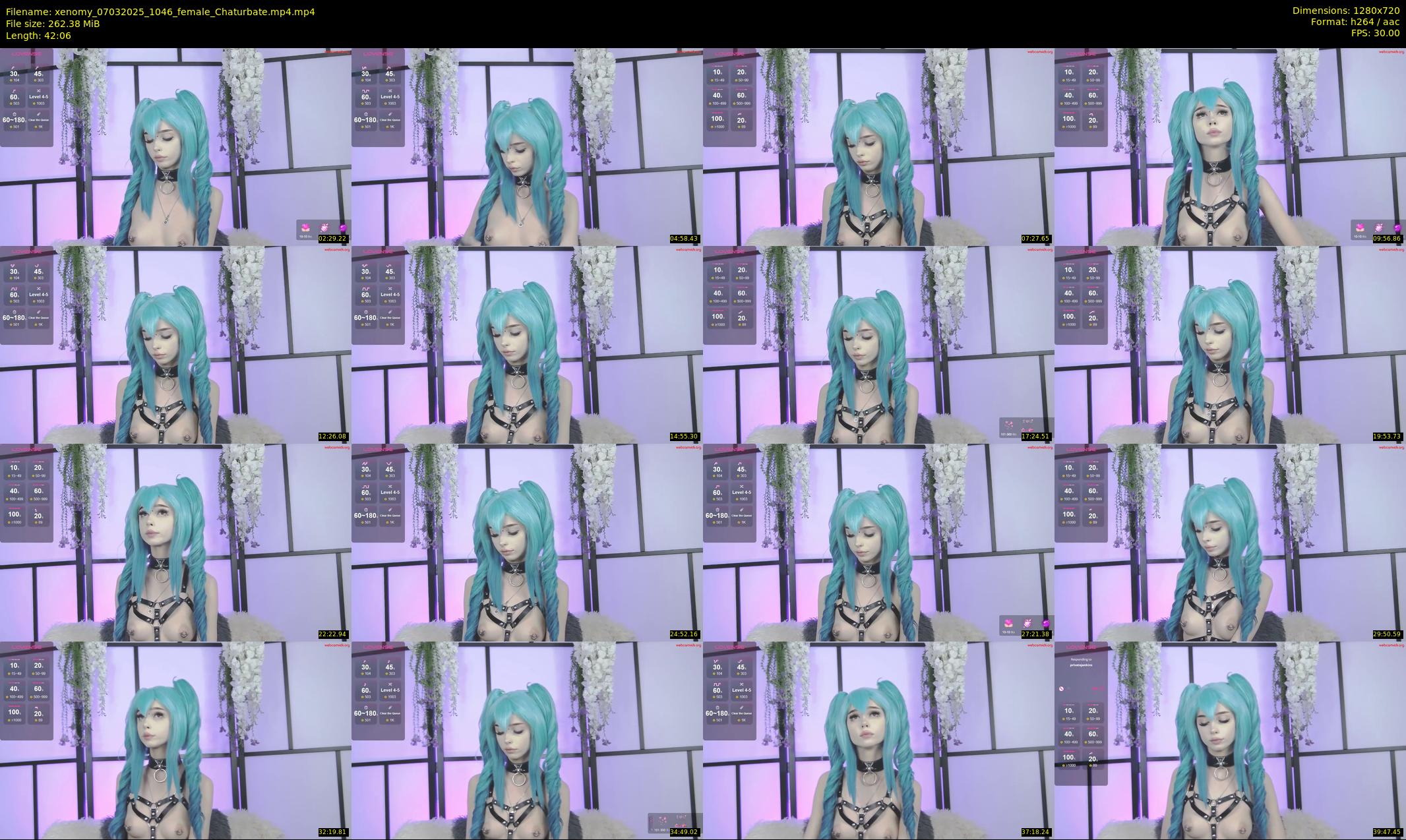 xenomy — 43 minute Chaturbate female cam show recording, 720p, Mar 7, 2025
