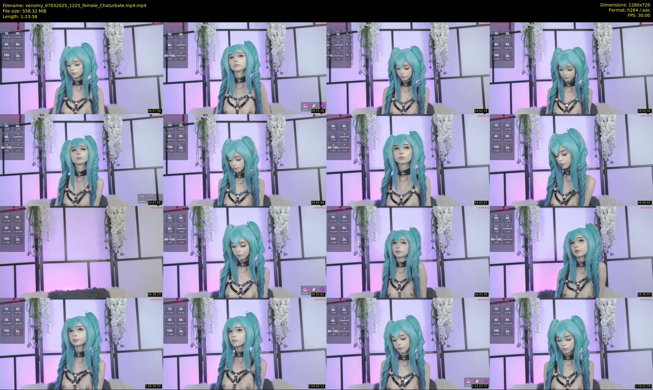 xenomy — 84 minute Chaturbate female cam show recording, 720p, Mar 7, 2025