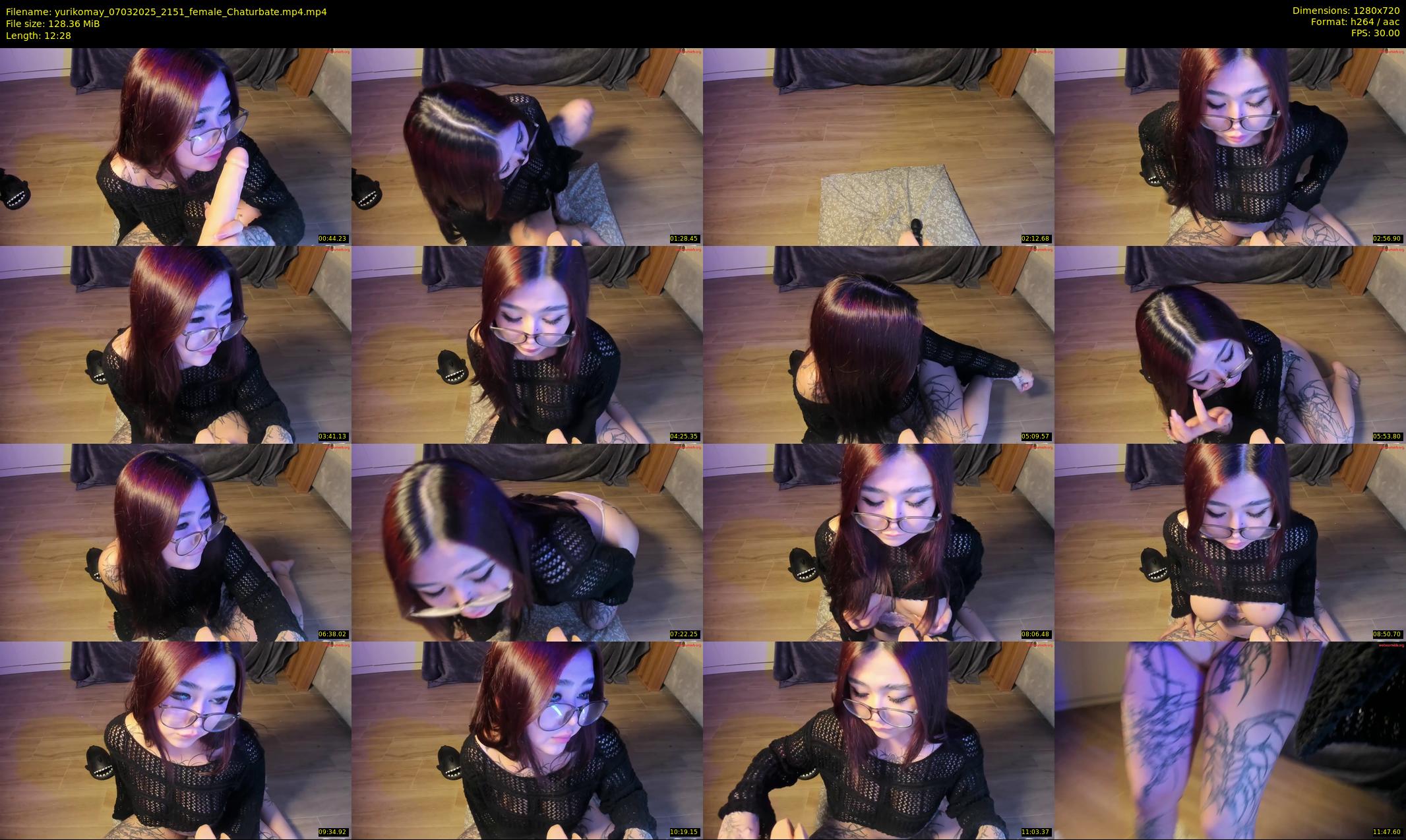 yurikomay — 13 minute Chaturbate female cam show recording, 720p, Mar 7, 2025