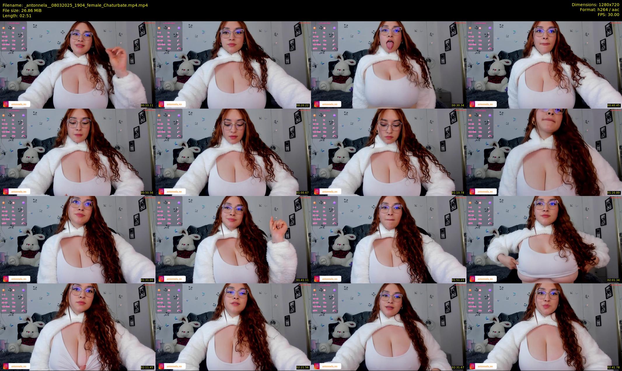 _antonnela_ — 3 minute Chaturbate female cam show recording, 720p, Mar 8, 2025