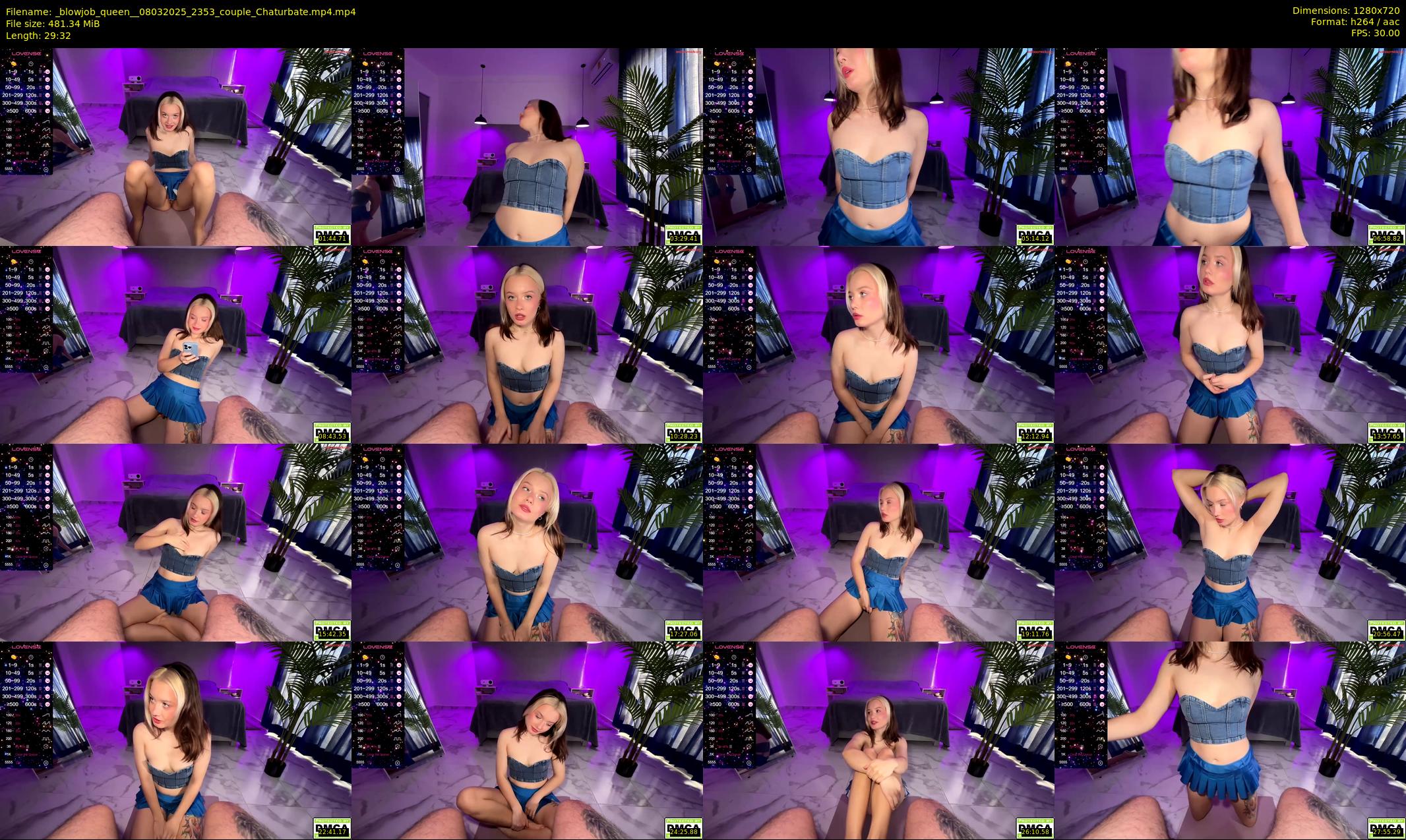 _blowjob_queen_ — 30 minute Chaturbate couple cam show recording, 720p, Mar 8, 2025