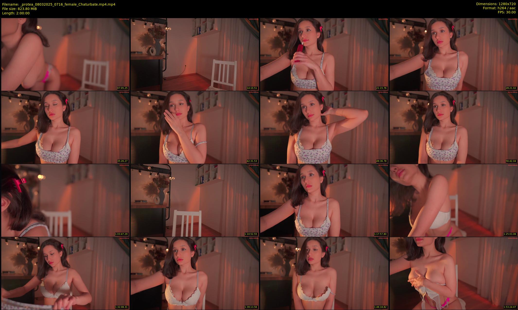 _protea — 120 minute Chaturbate female cam show recording, 720p, Mar 8, 2025