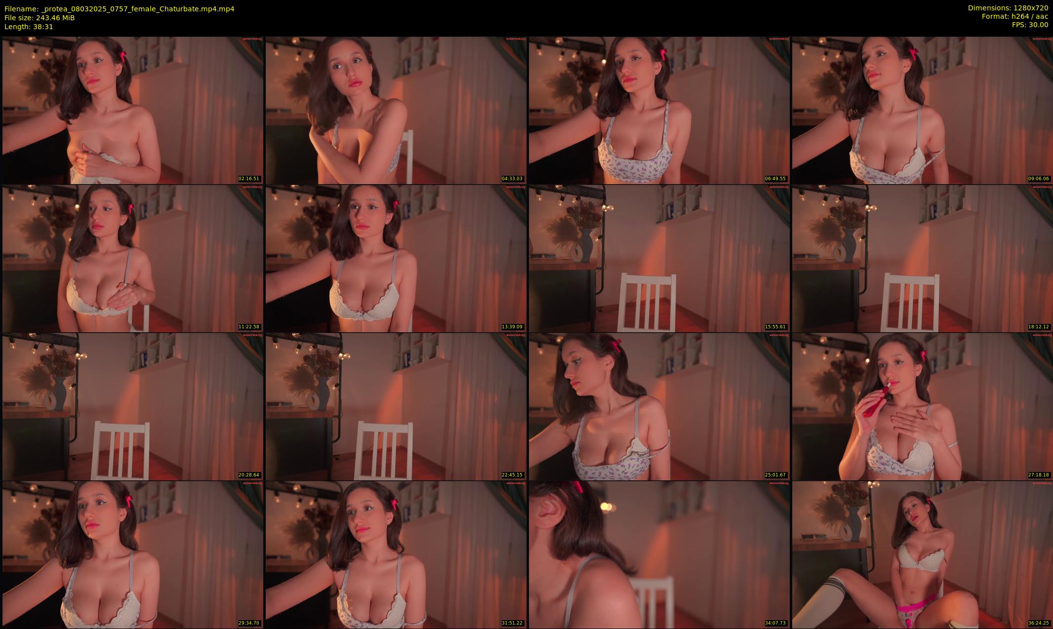 _protea — 39 minute Chaturbate female cam show recording, 720p, Mar 8, 2025