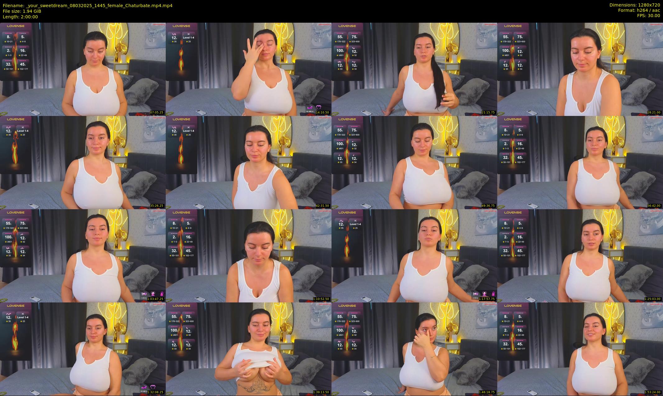 _your_sweetdream — 120 minute Chaturbate female cam show recording, 720p, Mar 8, 2025