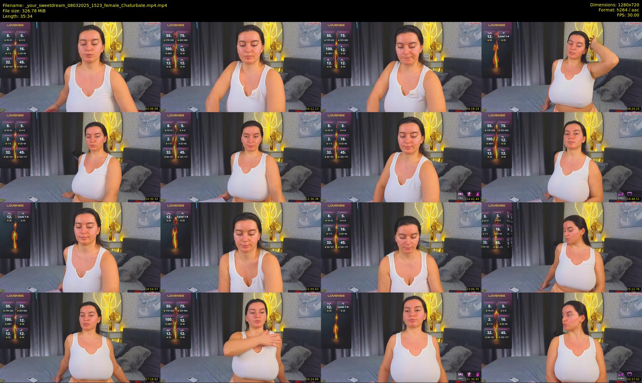 _your_sweetdream — 36 minute Chaturbate female cam show recording, 720p, Mar 8, 2025