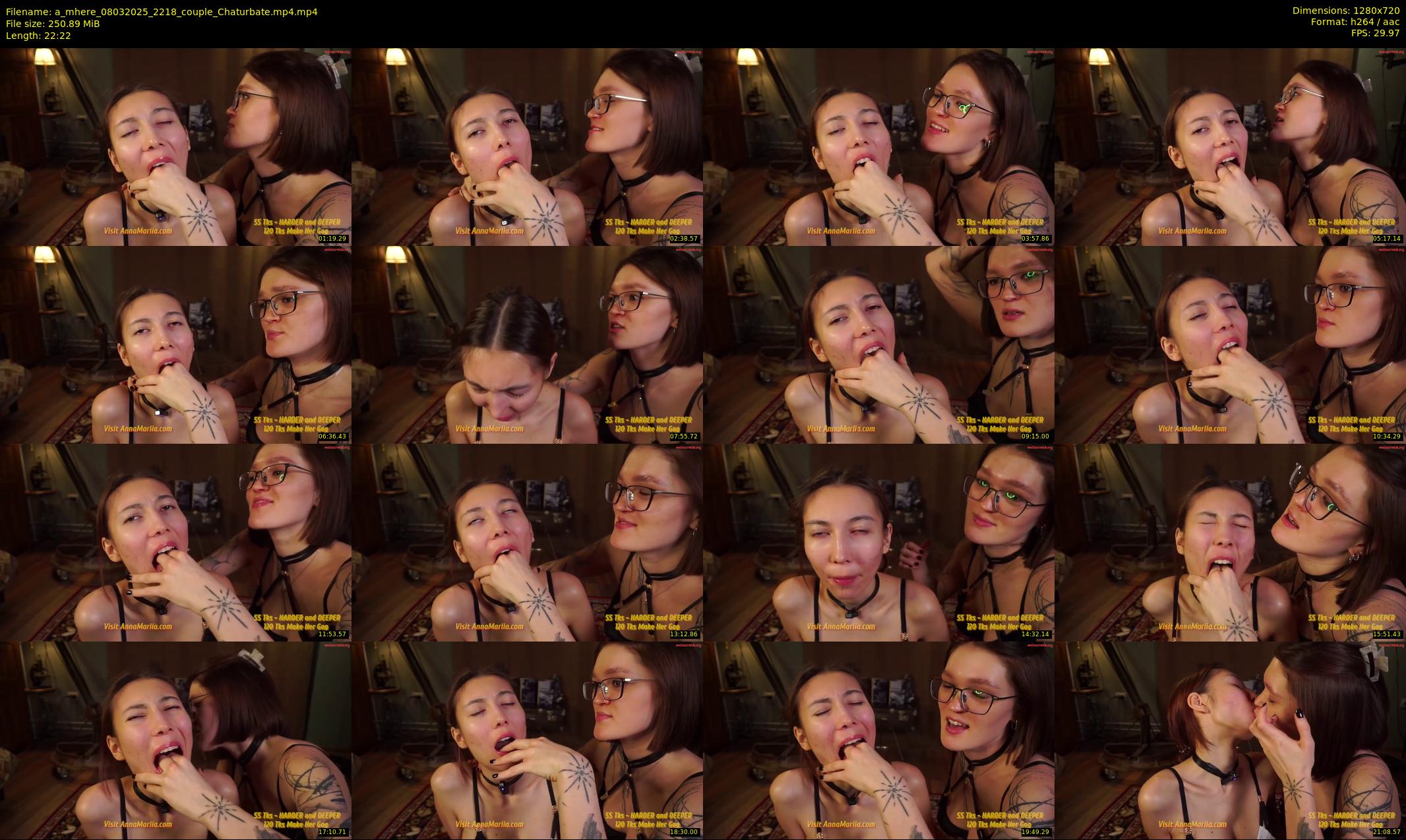 a_mhere — 23 minute Chaturbate couple cam show recording, 720p, Mar 8, 2025