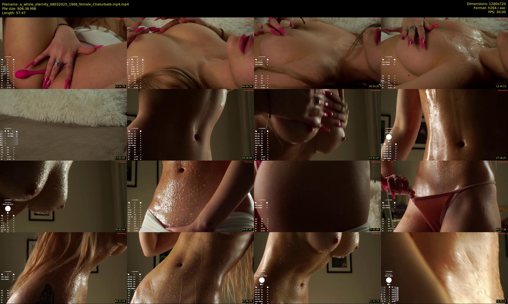 a_whole_eternity — 58 minute Chaturbate female cam show recording, 720p, Mar 8, 2025