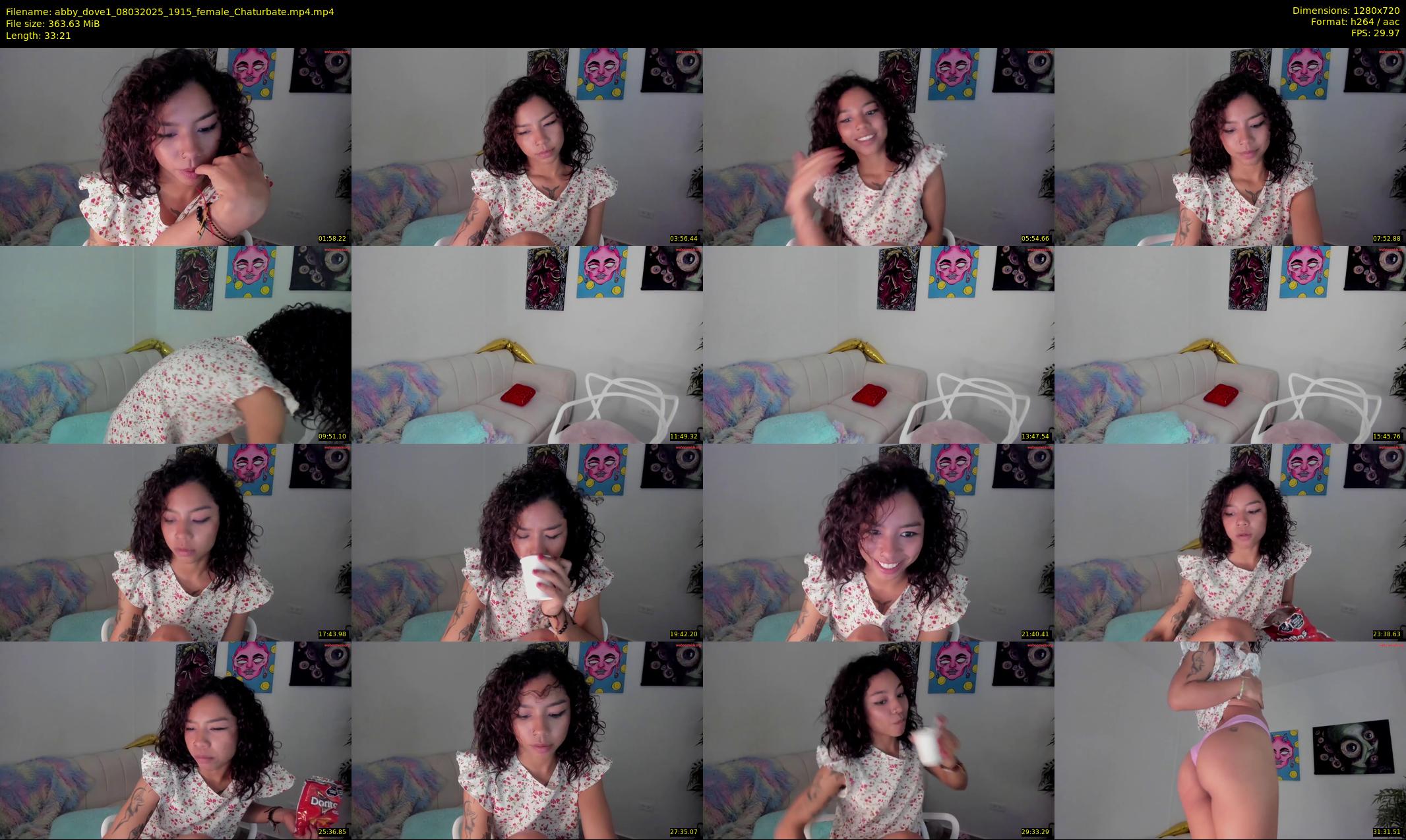abby_dove1 — 34 minute Chaturbate female cam show recording, 720p, Mar 8, 2025