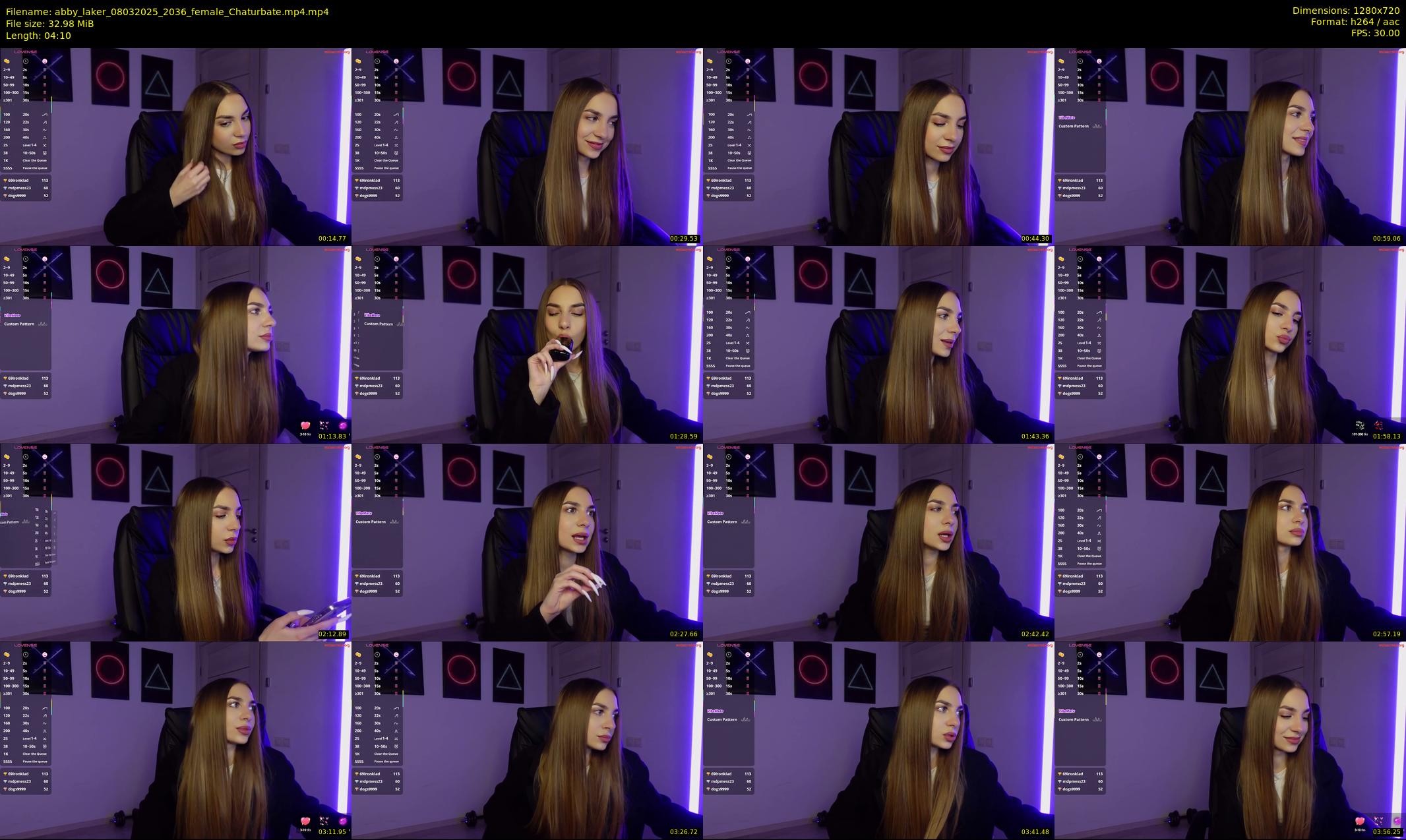 abby_laker — 5 minute Chaturbate female cam show recording, 720p, Mar 8, 2025