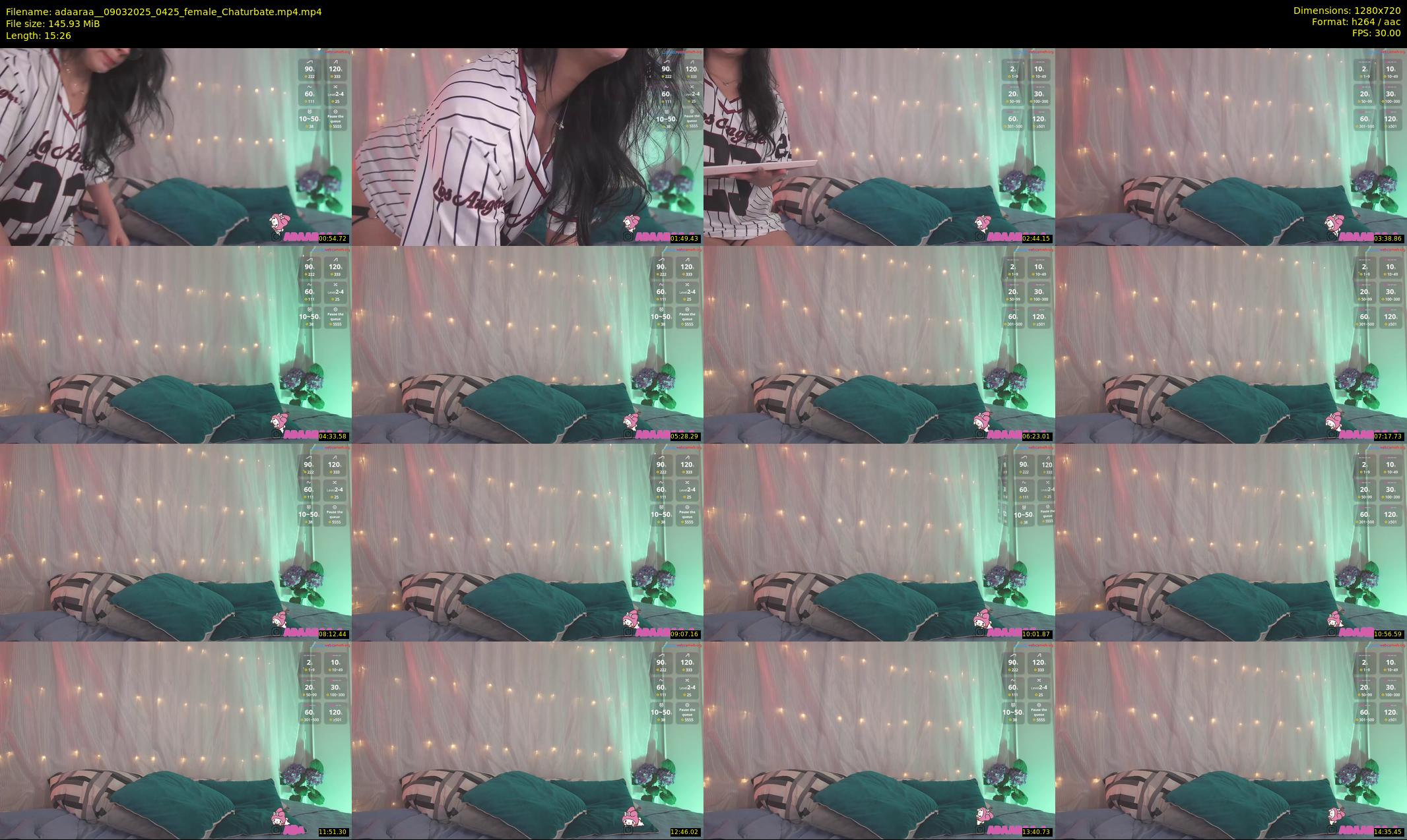 adaaraa_ — 16 minute Chaturbate female cam show recording, 720p, Mar 9, 2025