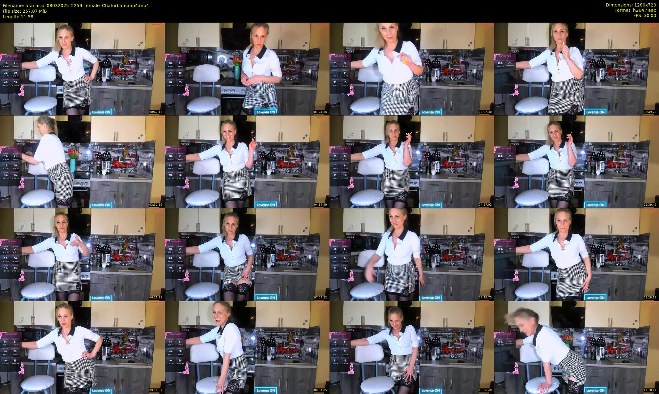 afanasia — 12 minute Chaturbate female cam show recording, 720p, Mar 8, 2025