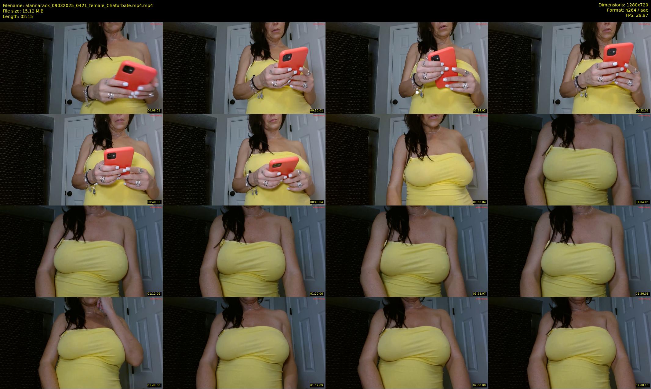 alannarack — 3 minute Chaturbate female cam show recording, 720p, Mar 9, 2025