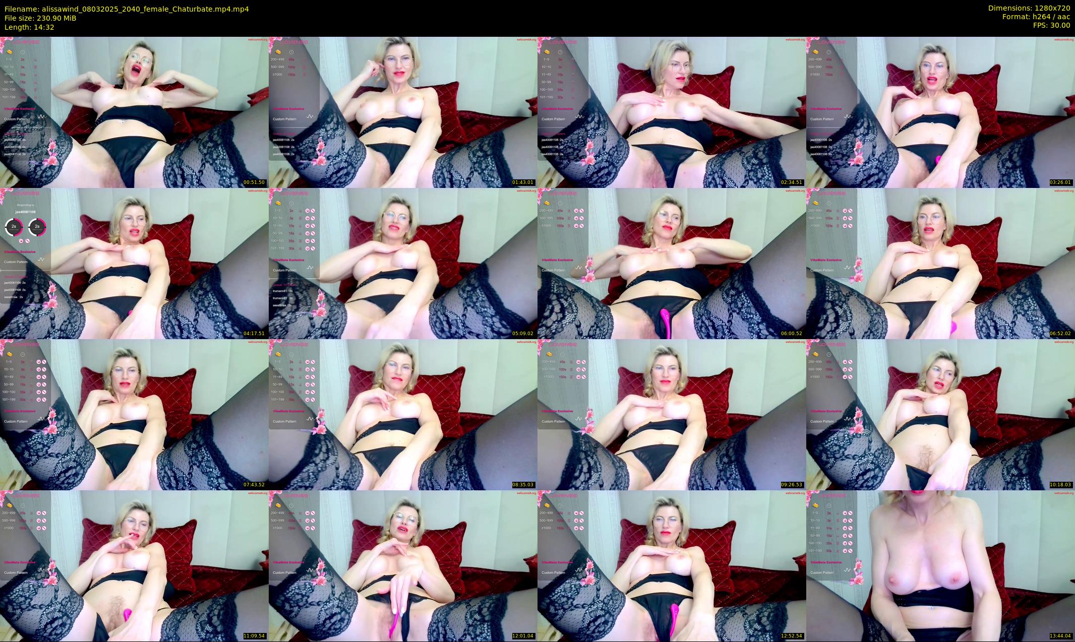 alissawind — 15 minute Chaturbate female cam show recording, 720p, Mar 8, 2025