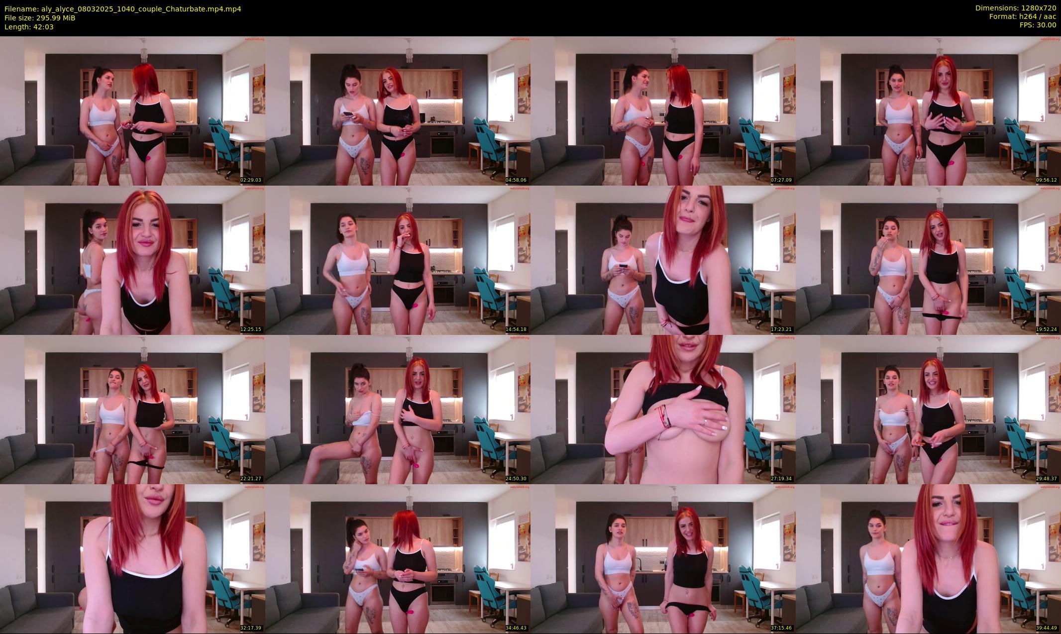 aly_alyce — 43 minute Chaturbate female cam show recording, 720p, Mar 8, 2025