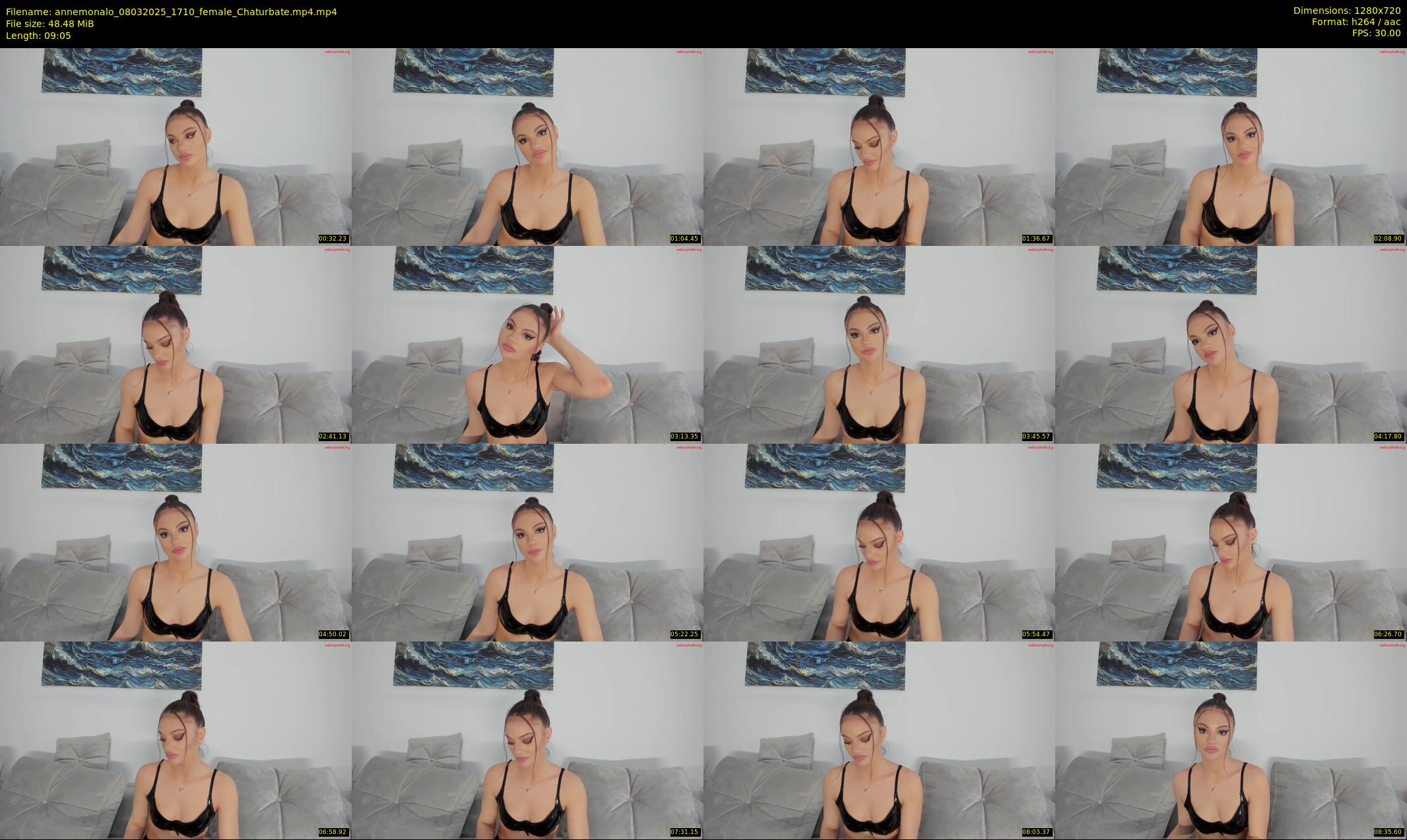annemonalo — 10 minute Chaturbate female cam show recording, 720p, Mar 8, 2025
