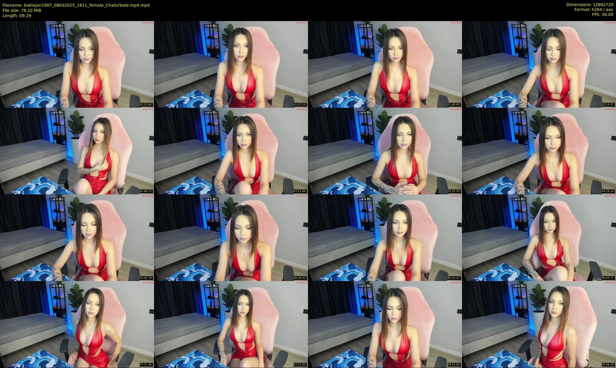 baklajan1907 — 10 minute Chaturbate female cam show recording, 720p, Mar 8, 2025