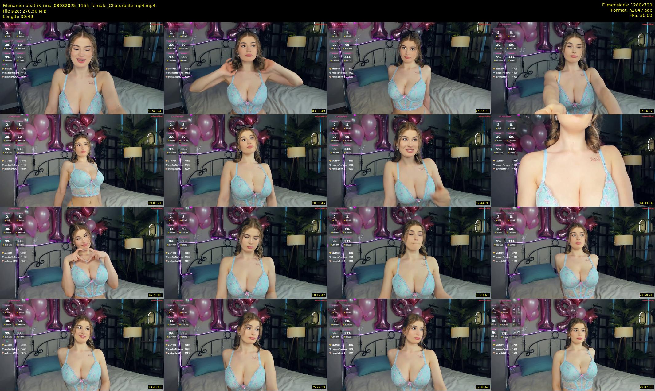 beatrix_rina — 31 minute Chaturbate female cam show recording, 720p, Mar 8, 2025