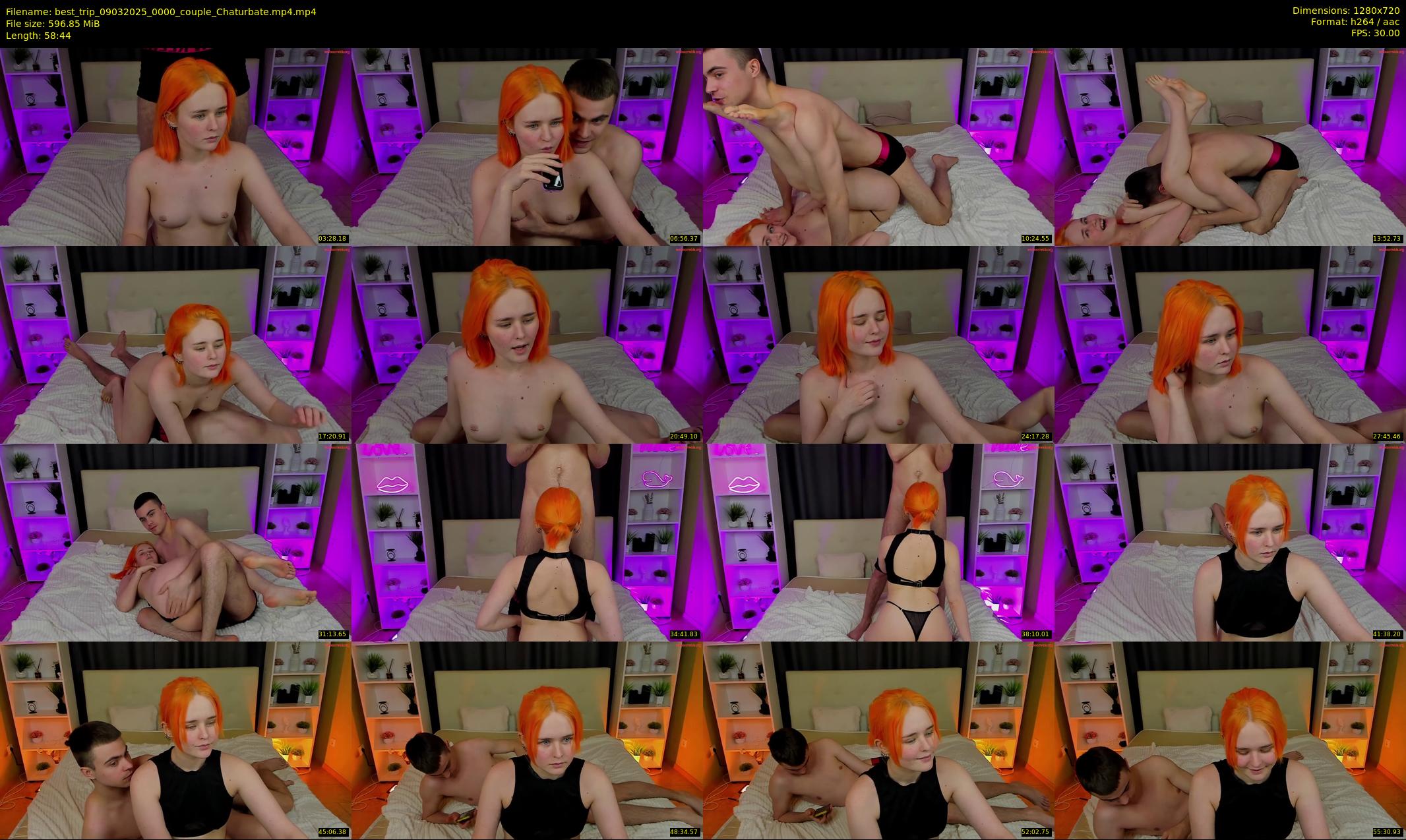 best_trip — 59 minute Chaturbate couple cam show recording, 720p, Mar 9, 2025