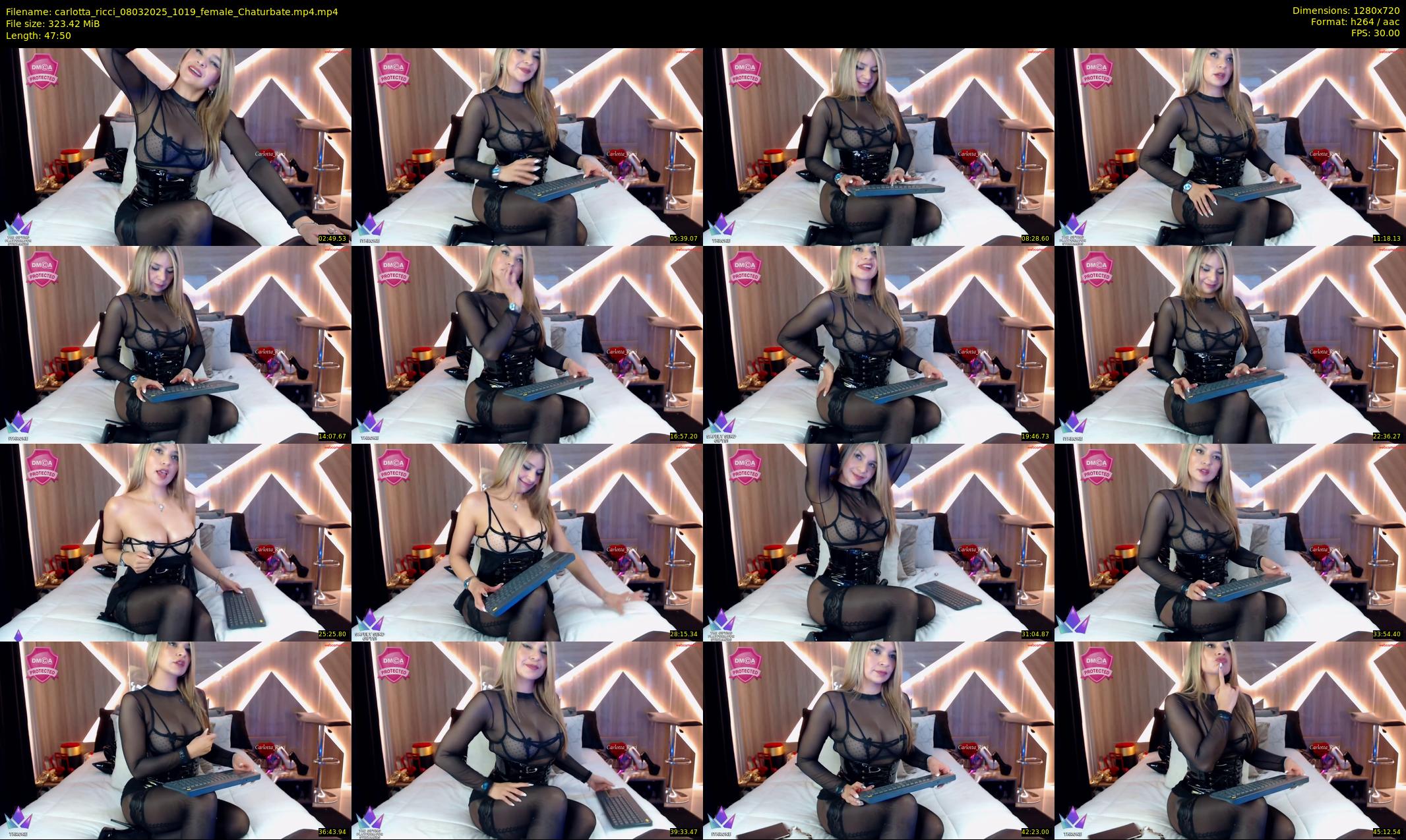 carlotta_ricci — 48 minute Chaturbate female cam show recording, 720p, Mar 8, 2025