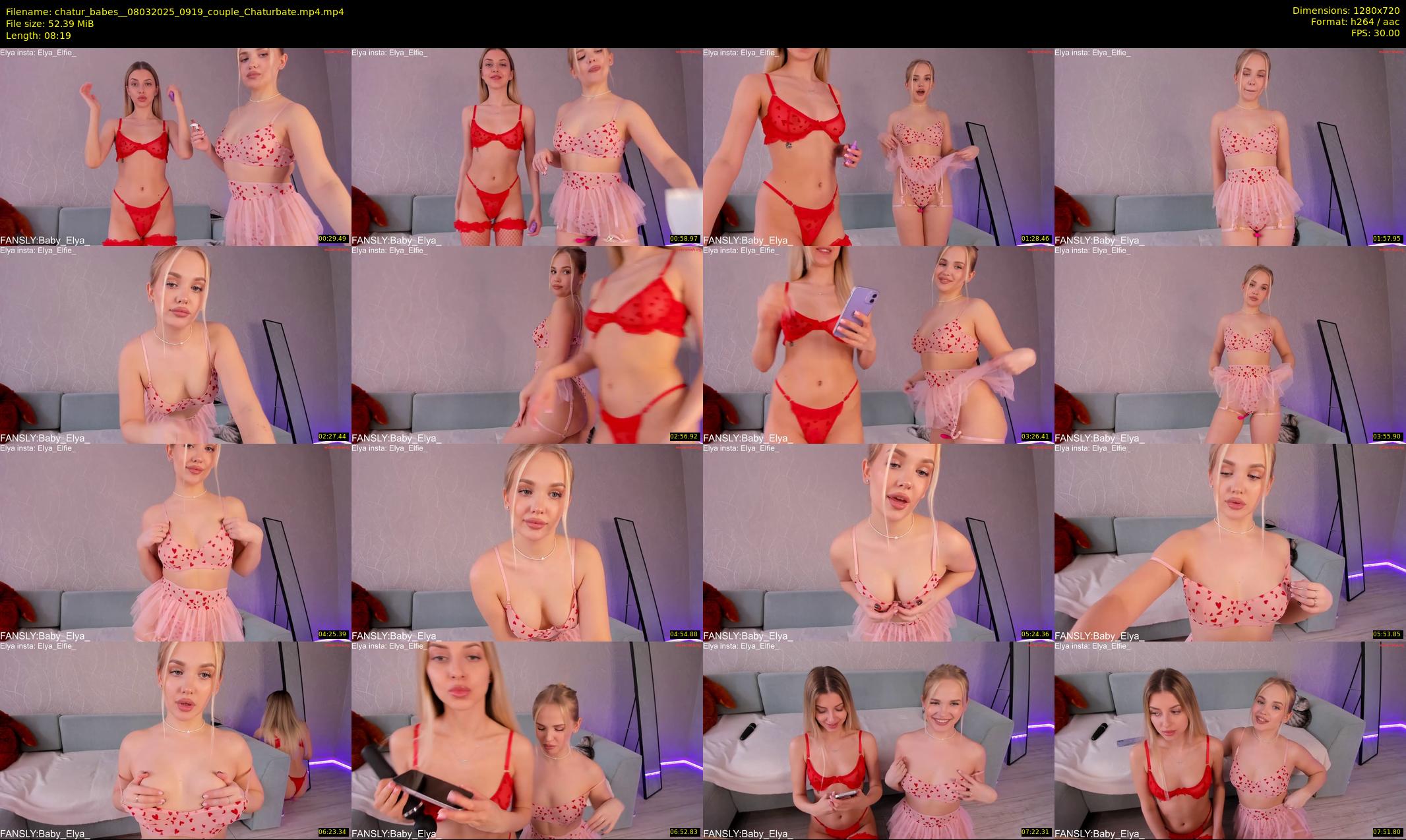 chatur_babes_ — 9 minute Chaturbate couple cam show recording, 720p, Mar 8, 2025