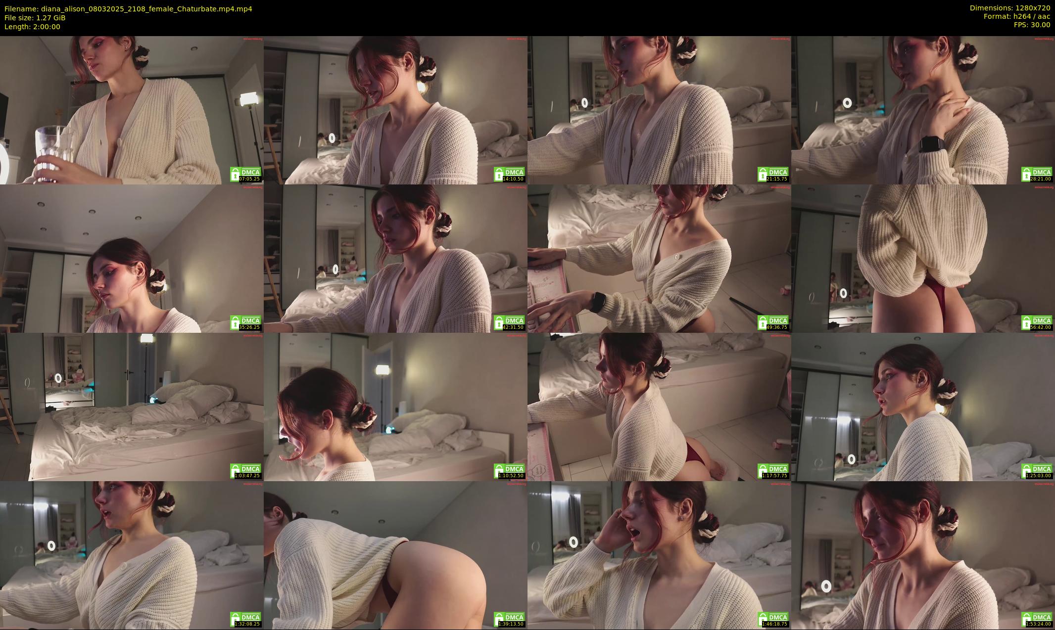 diana_alison — 120 minute Chaturbate female cam show recording, 720p, Mar 8, 2025