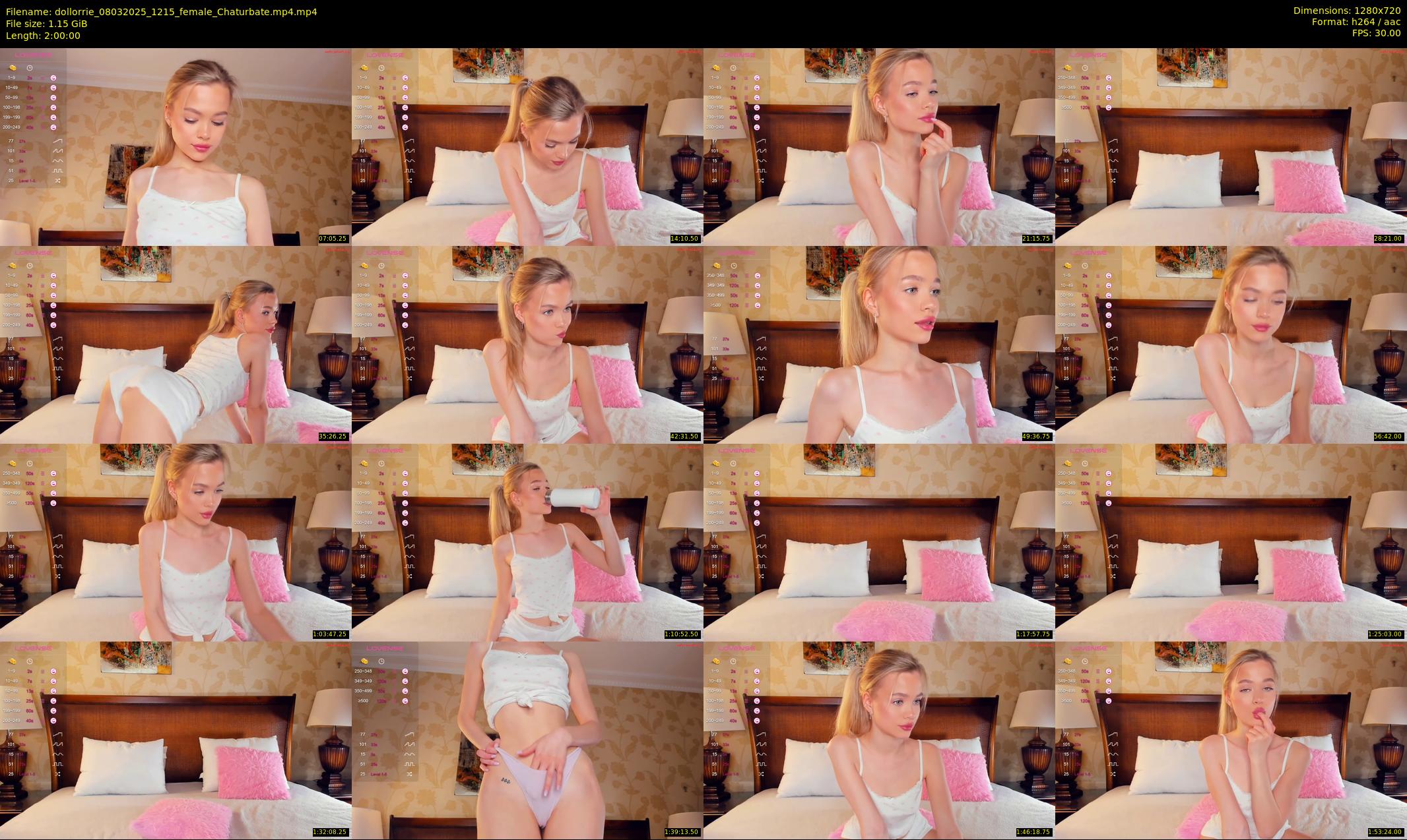 dollorrie — 120 minute Chaturbate couple cam show recording, 720p, Mar 8, 2025