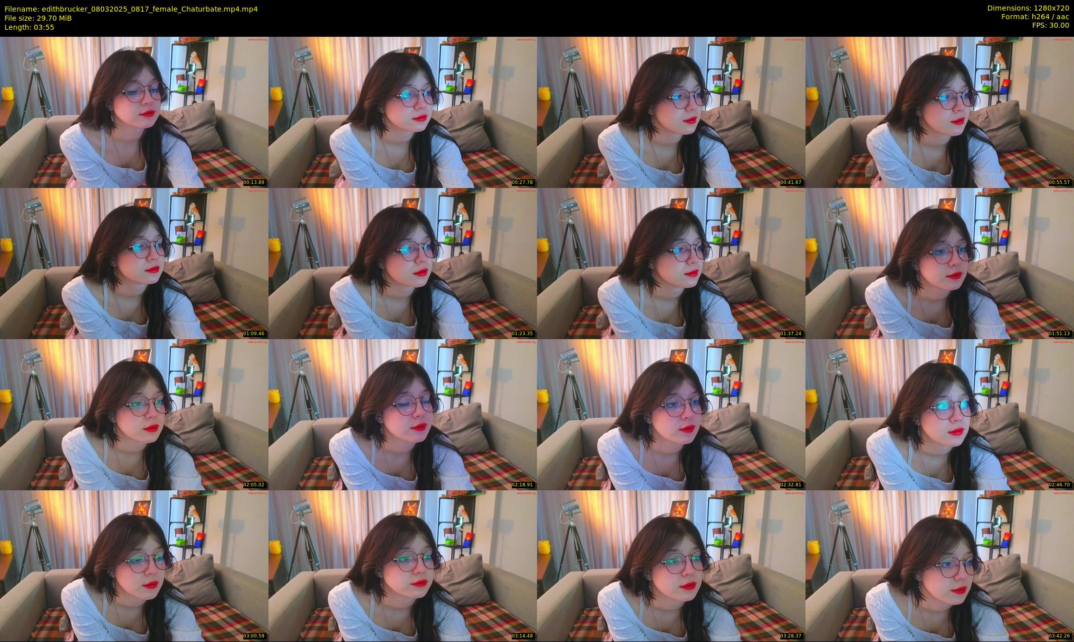 edithbrucker — 4 minute Chaturbate female cam show recording, 720p, Mar 8, 2025