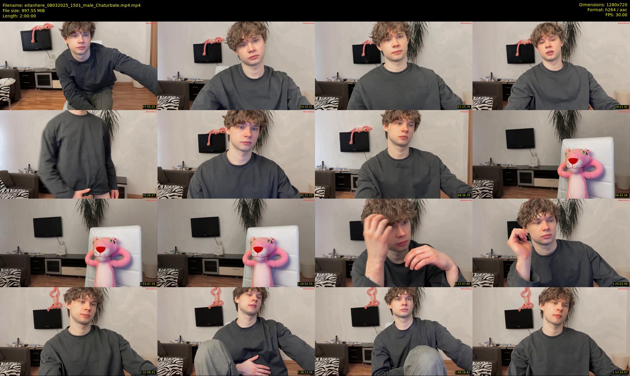 eitanhere — 120 minute Chaturbate male cam show recording, 720p, Mar 8, 2025