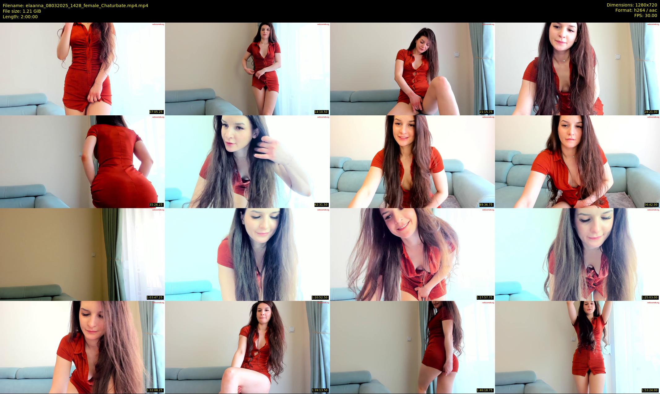 elaanna — 120 minute Chaturbate female cam show recording, 720p, Mar 8, 2025