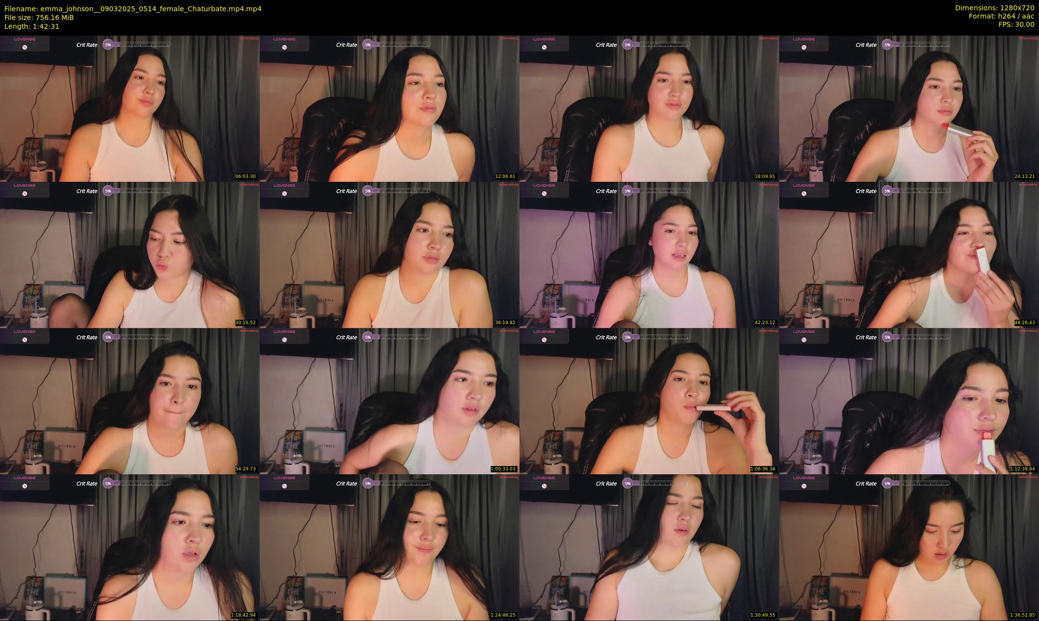 emma_johnson_ — 103 minute Chaturbate female cam show recording, 720p, Mar 9, 2025