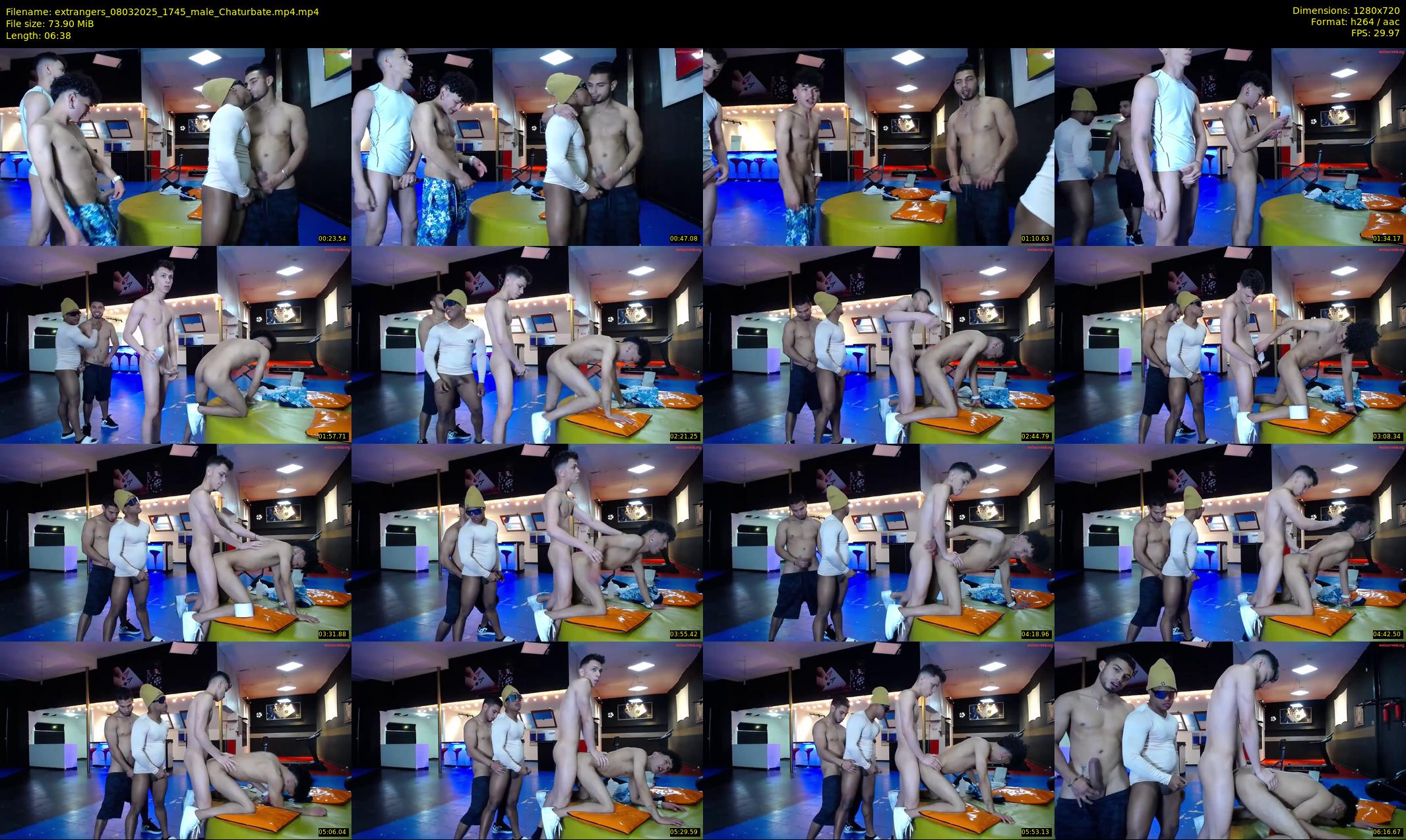 extrangers — 7 minute Chaturbate male cam show recording, 720p, Mar 8, 2025