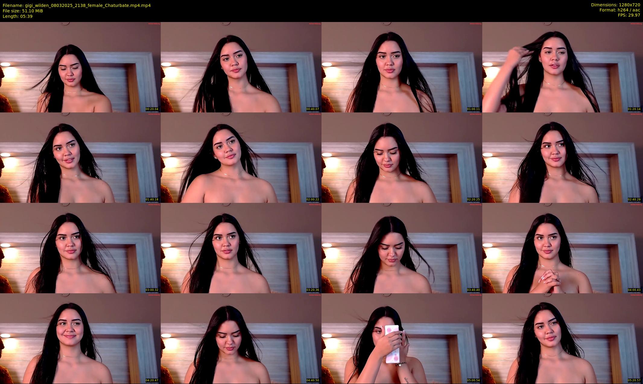 gigi_wilden — 6 minute Chaturbate female cam show recording, 720p, Mar 8, 2025