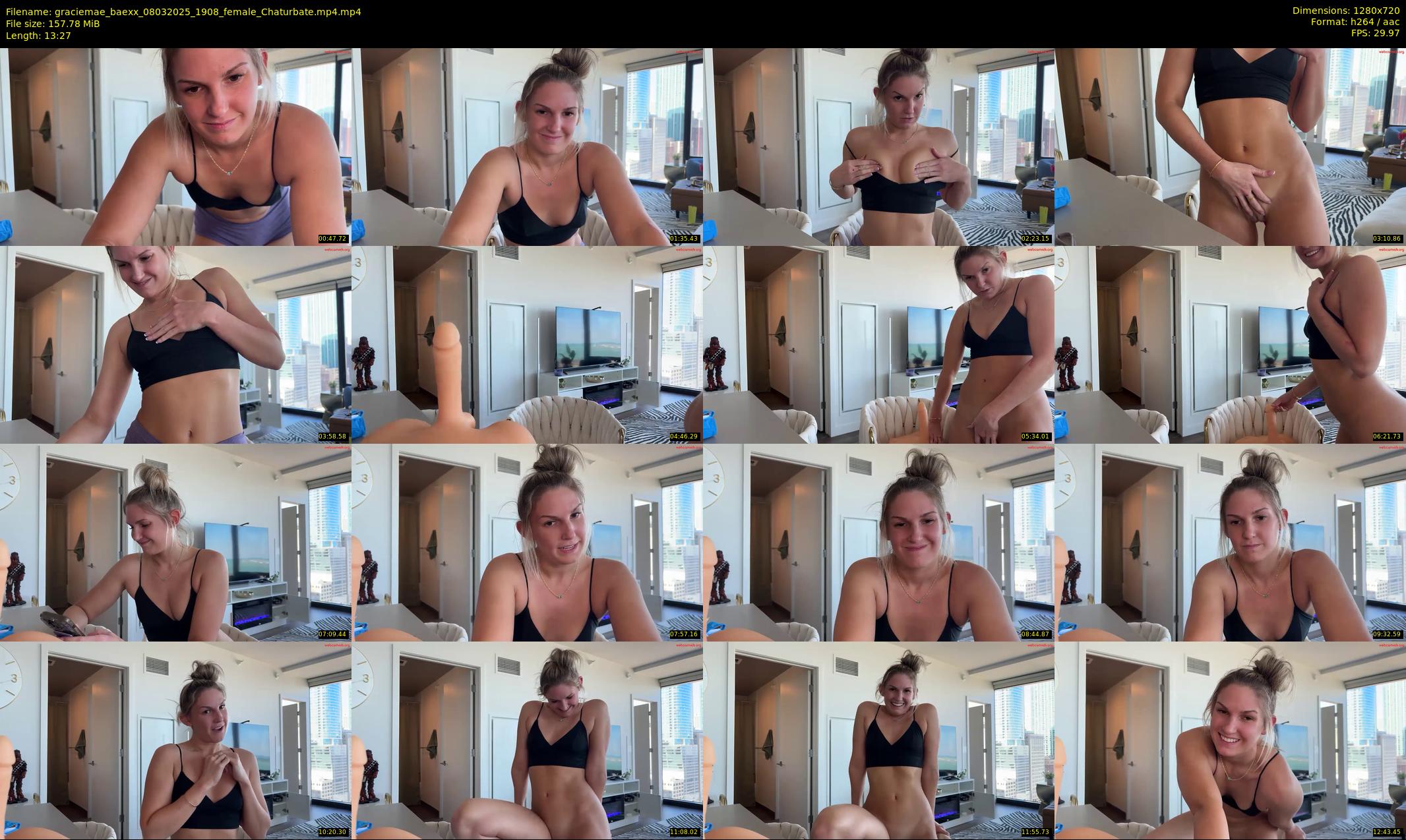 graciemae_baexx — 14 minute Chaturbate female cam show recording, 720p, Mar 8, 2025