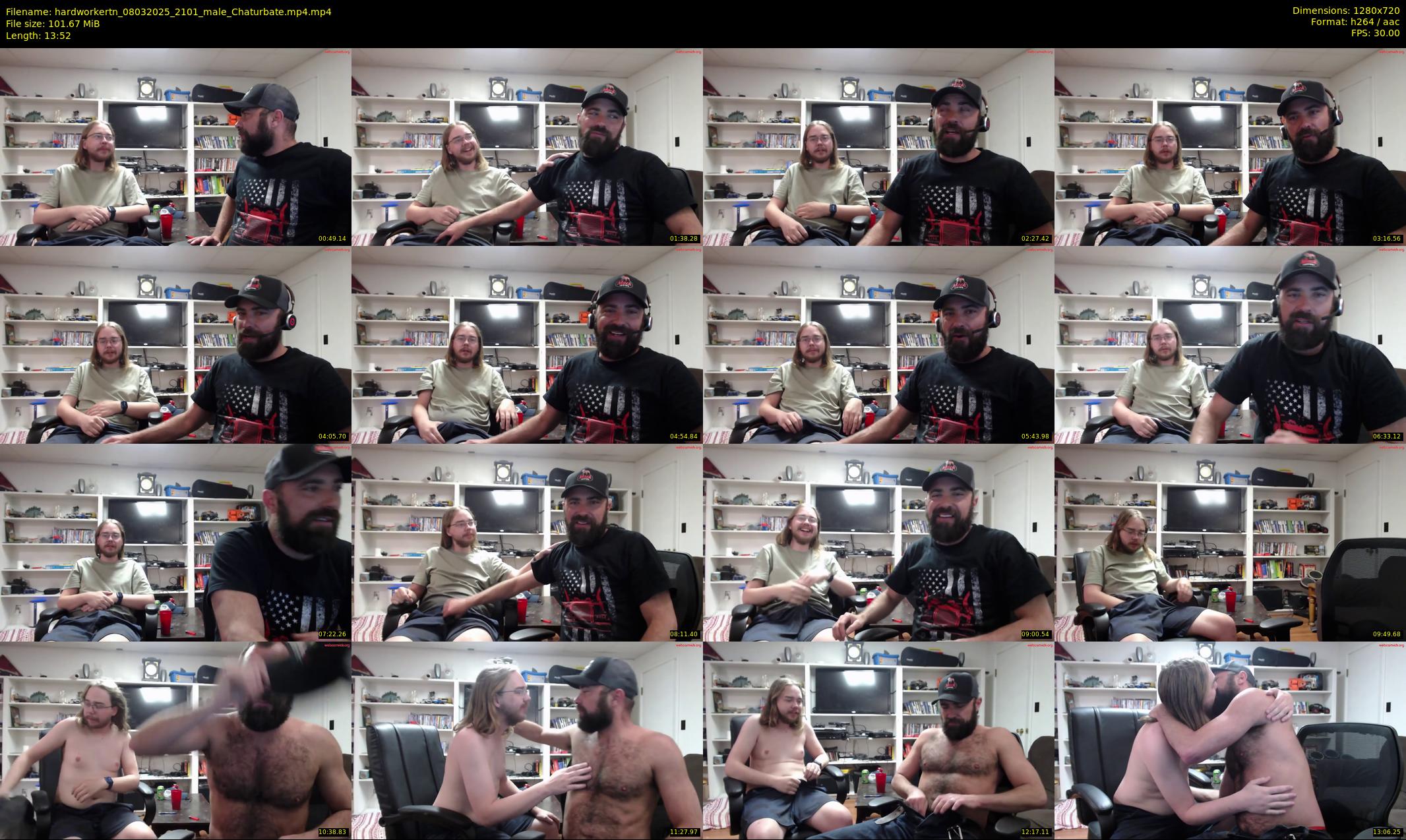 hardworkertn — 14 minute Chaturbate male cam show recording, 720p, Mar 8, 2025