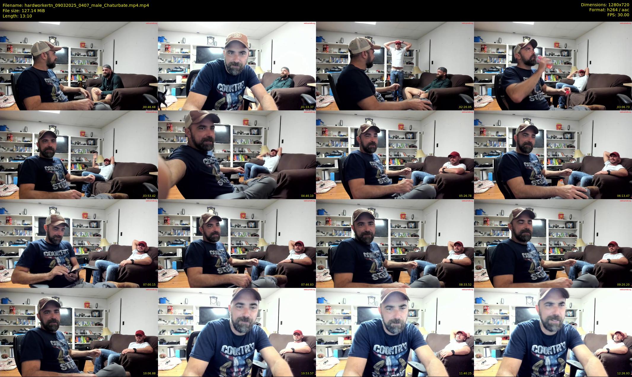 hardworkertn — 14 minute Chaturbate male cam show recording, 720p, Mar 9, 2025