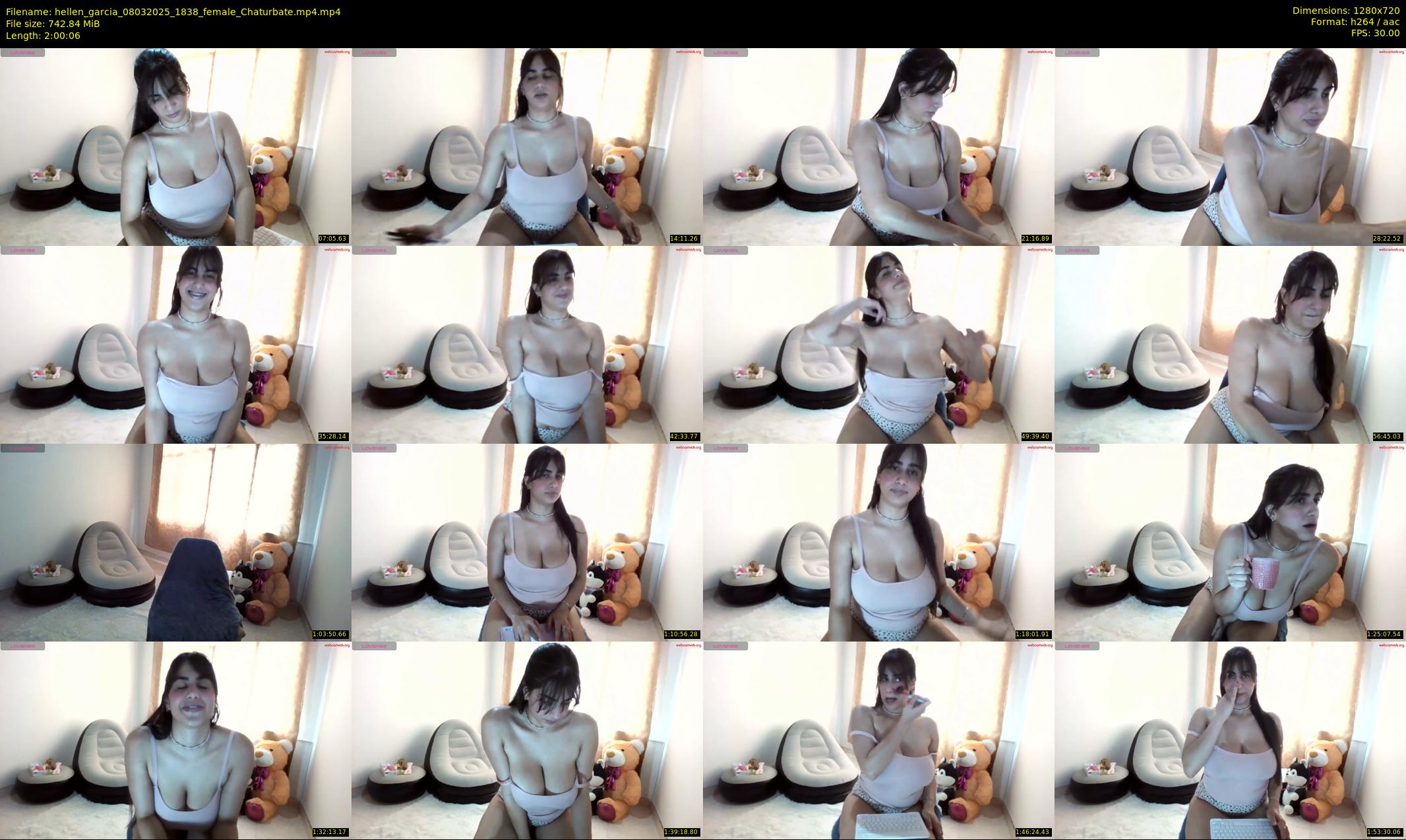 hellen_garcia — 121 minute Chaturbate female cam show recording, 720p, Mar 8, 2025
