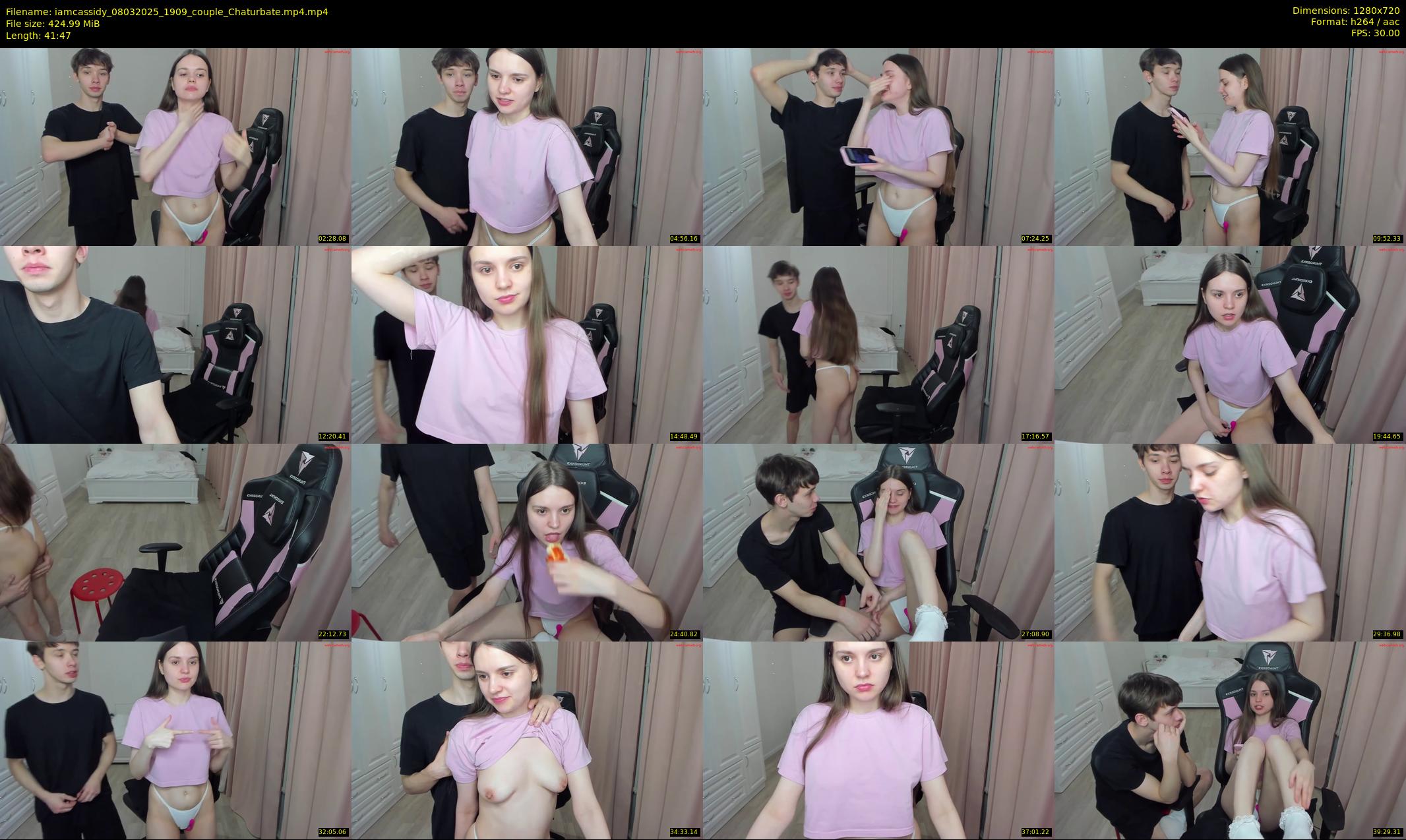 iamcassidy — 42 minute Chaturbate female cam show recording, 720p, Mar 8, 2025
