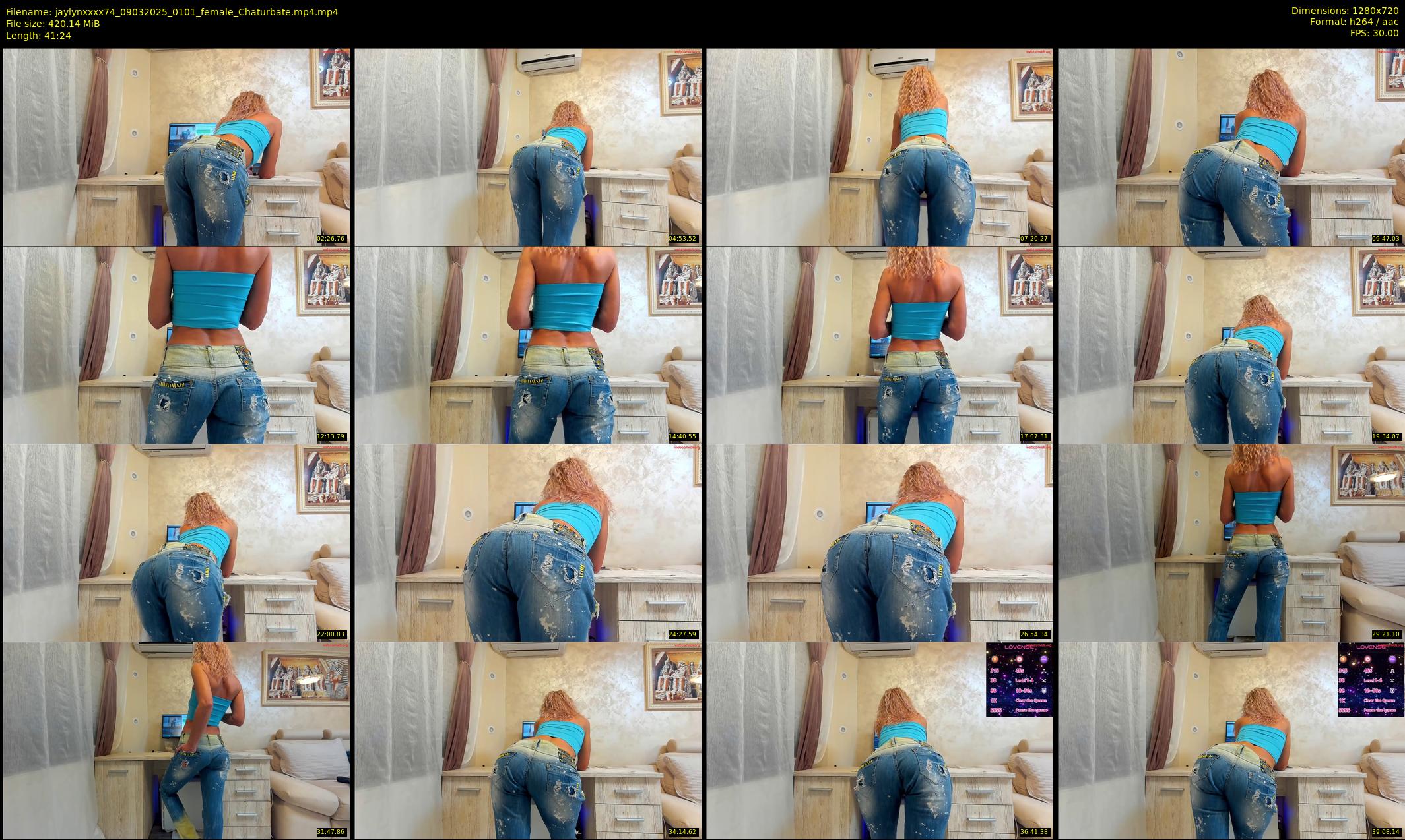 jaylynxxxx74 — 42 minute Chaturbate female cam show recording, 720p, Mar 9, 2025