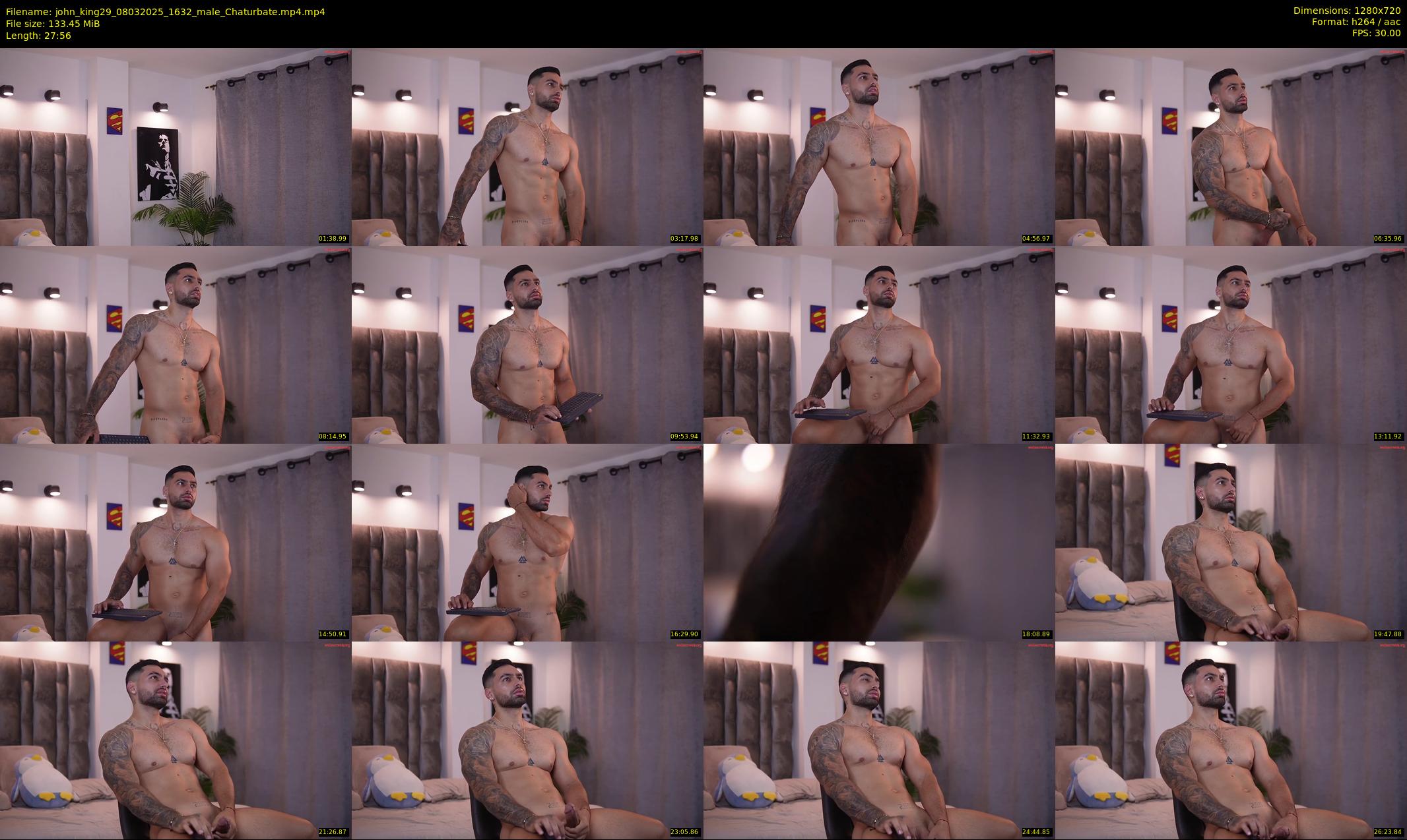john_king29 — 28 minute Chaturbate male cam show recording, 720p, Mar 8, 2025