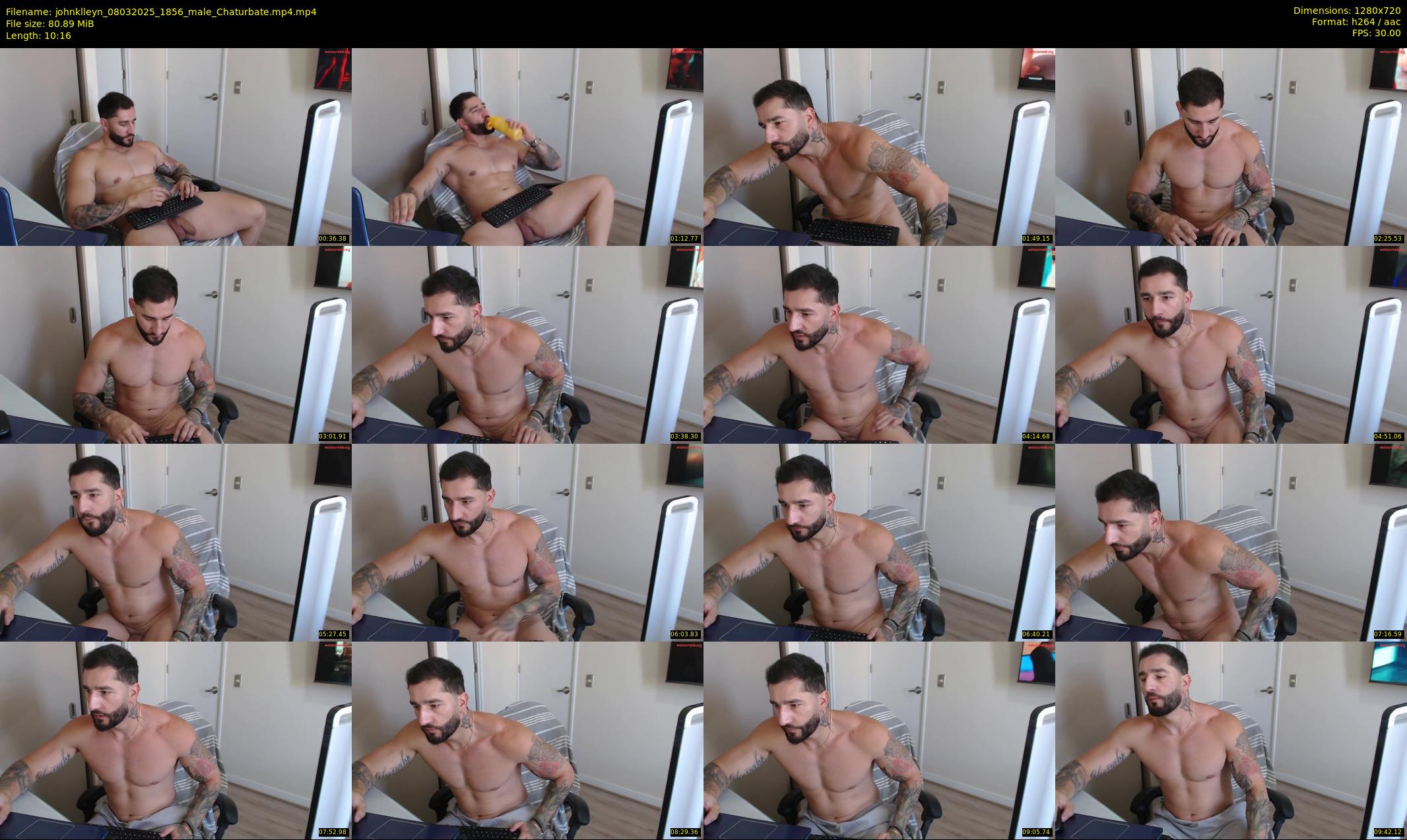 johnklleyn — 11 minute Chaturbate male cam show recording, 720p, Mar 8, 2025