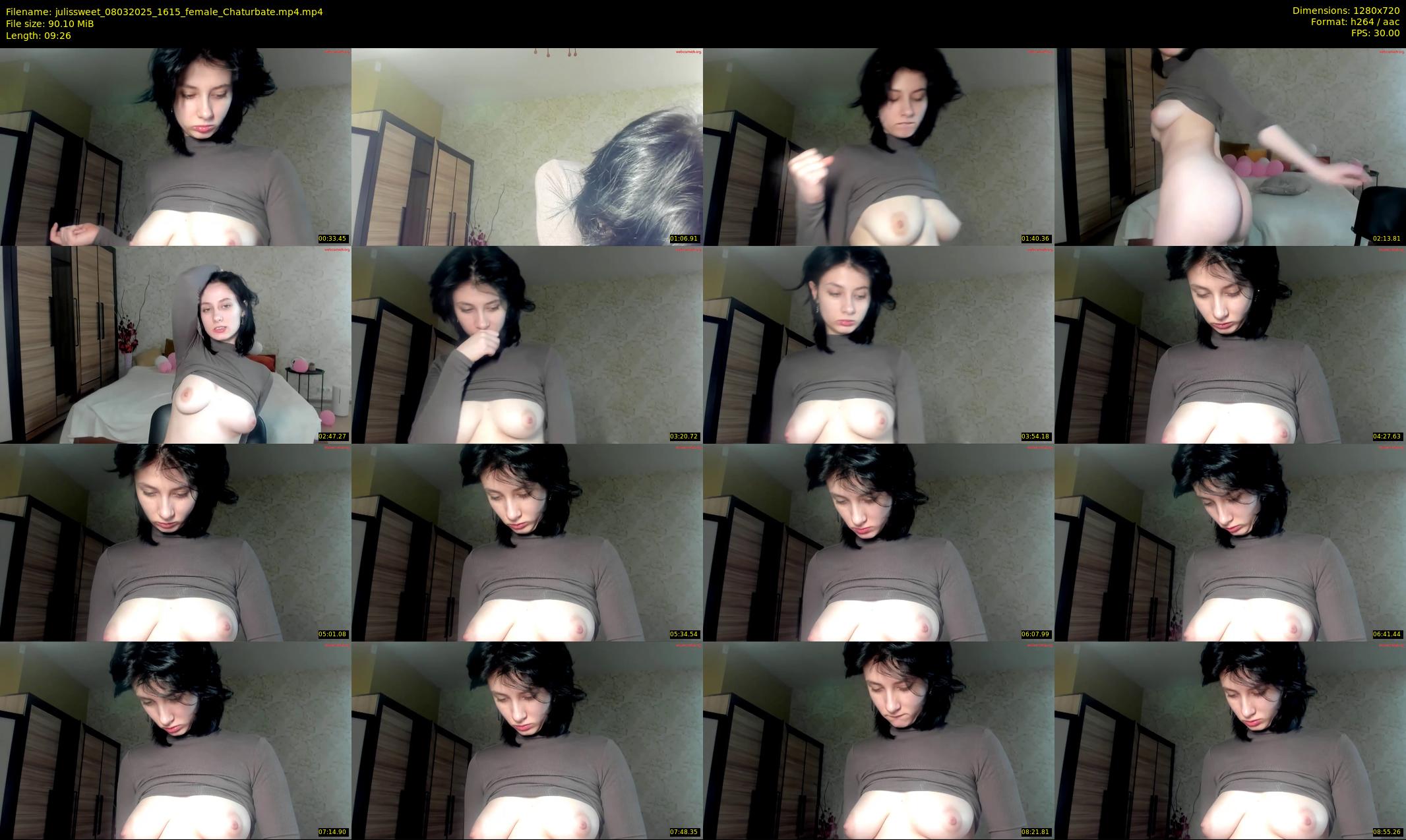 julissweet — 10 minute Chaturbate female cam show recording, 720p, Mar 8, 2025