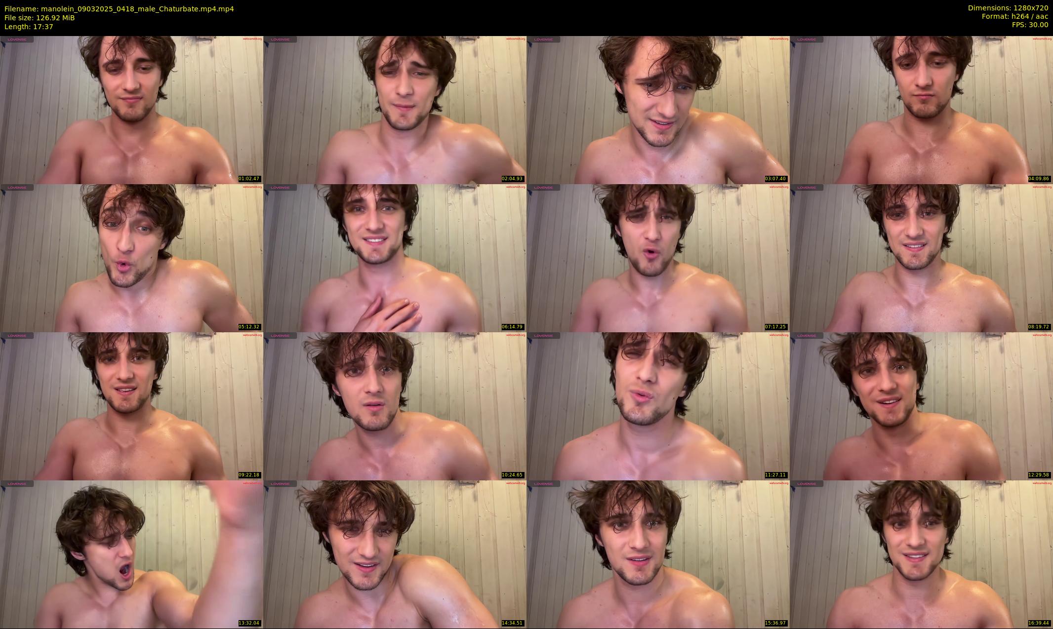 manolein — 18 minute Chaturbate male cam show recording, 720p, Mar 9, 2025