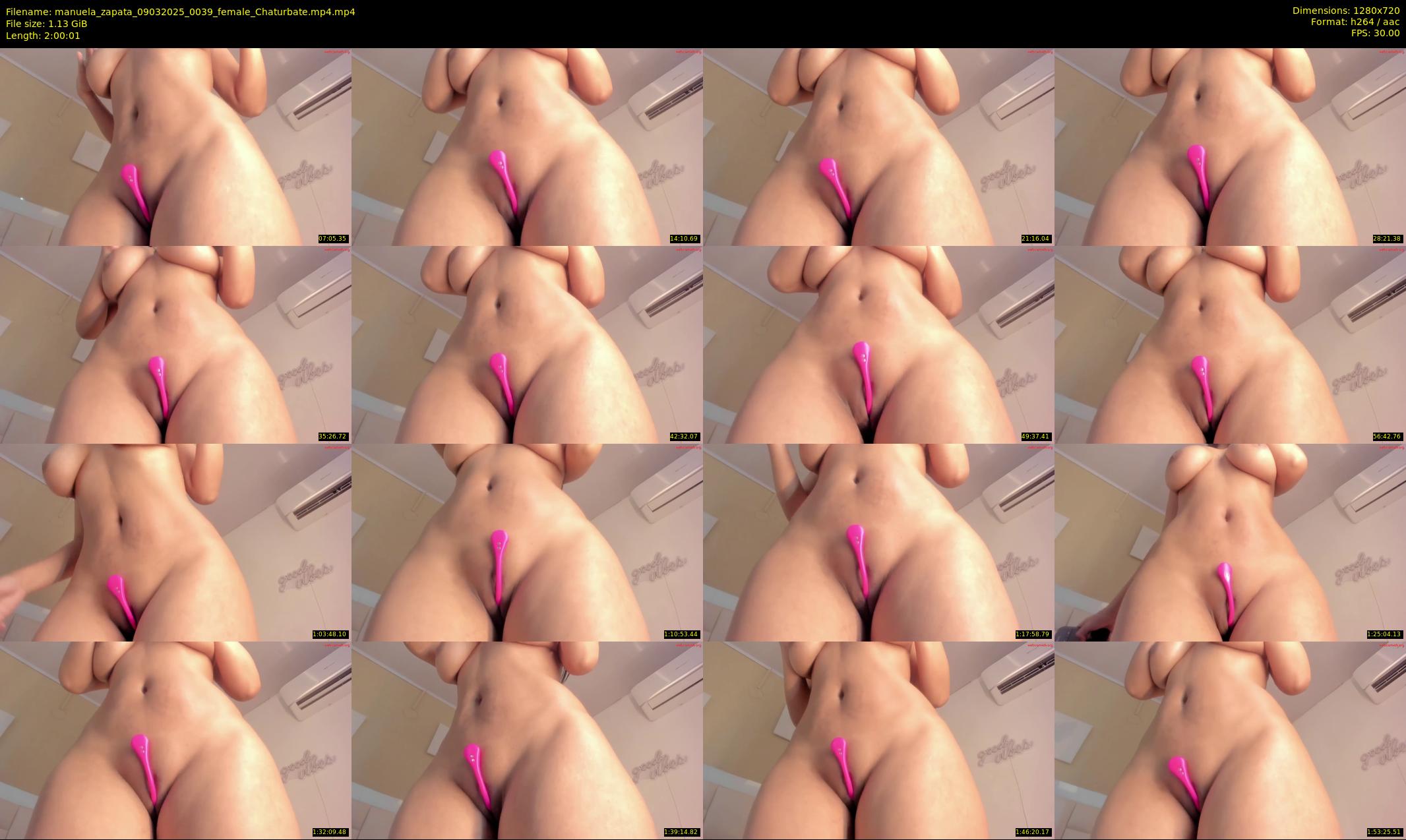 manuela_zapata — 121 minute Chaturbate female cam show recording, 720p, Mar 9, 2025